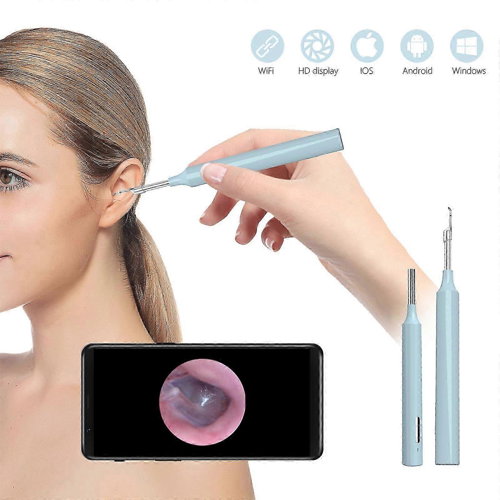 Z10 All-in-one wifi visual ear spoon endoscope black