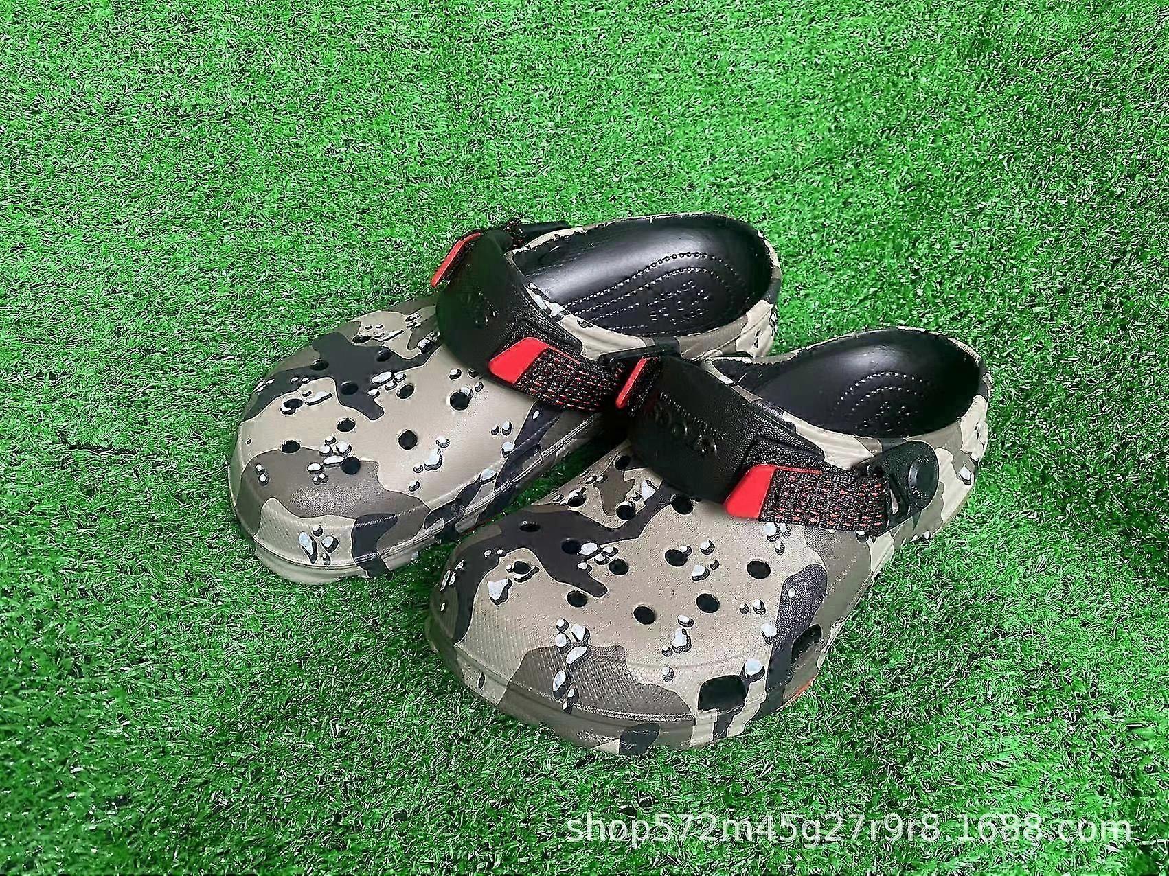 Unisex Classic All Terrain Camo Clogs Adjustable Strap Slip On Sandals