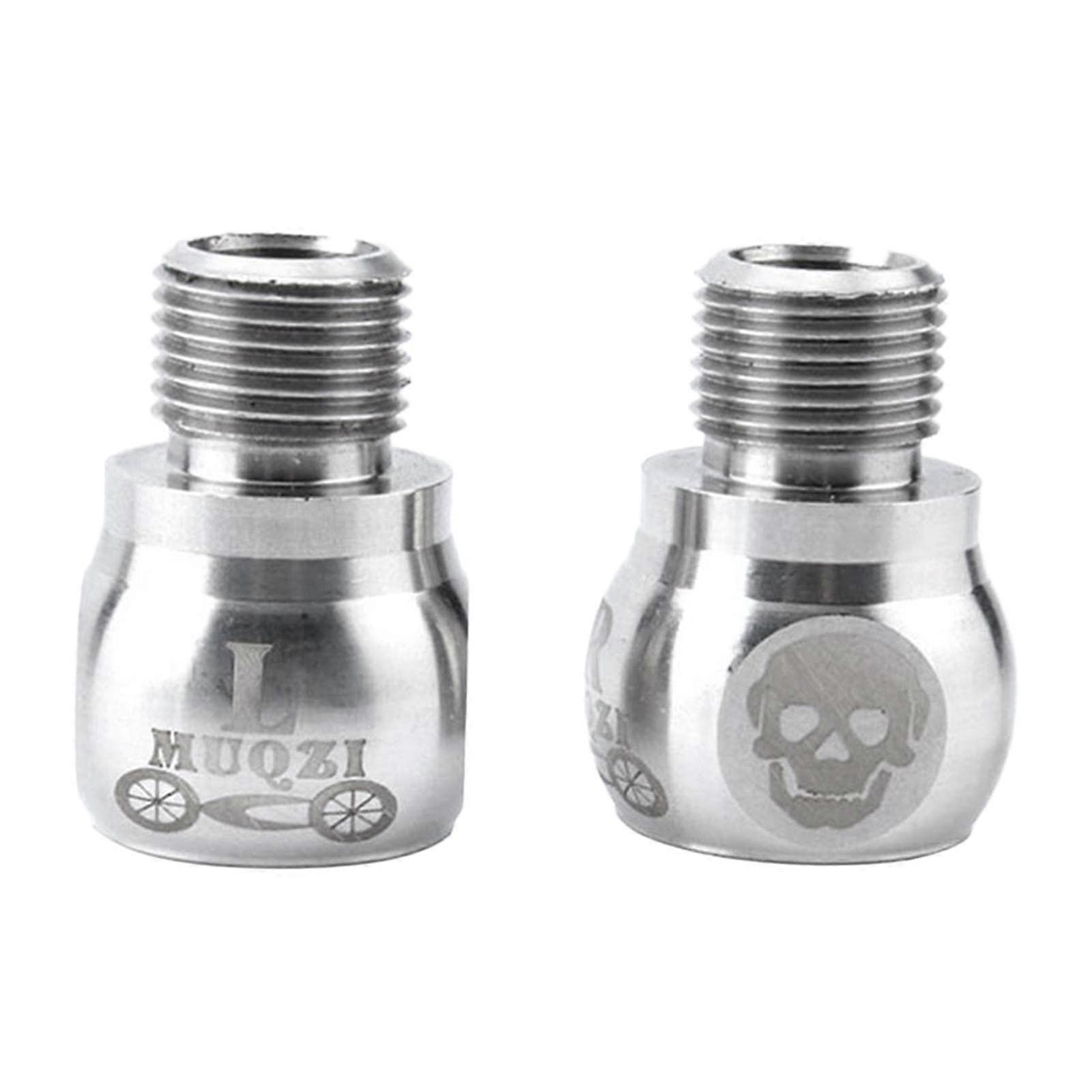 Adjustable Bike Pedal Extensions Aluminum Alloy Universal Fit Pair For Mountain And Road Bikes