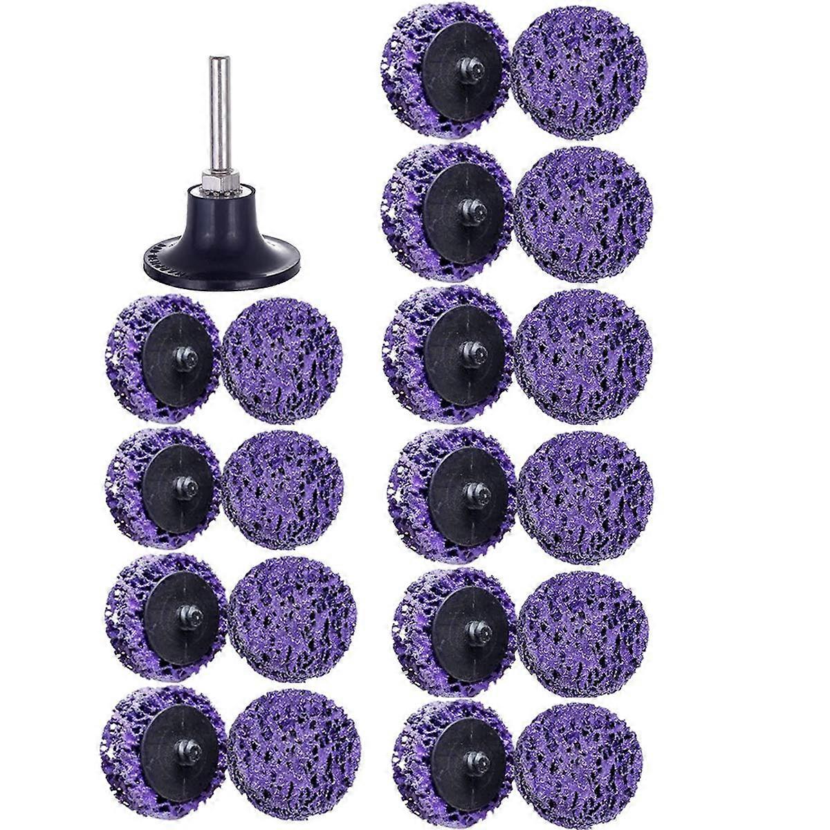 21 Pcs 2" Quick Change Easy Strip Discs Paint Stripping Wheel For Drill And Die Grinder