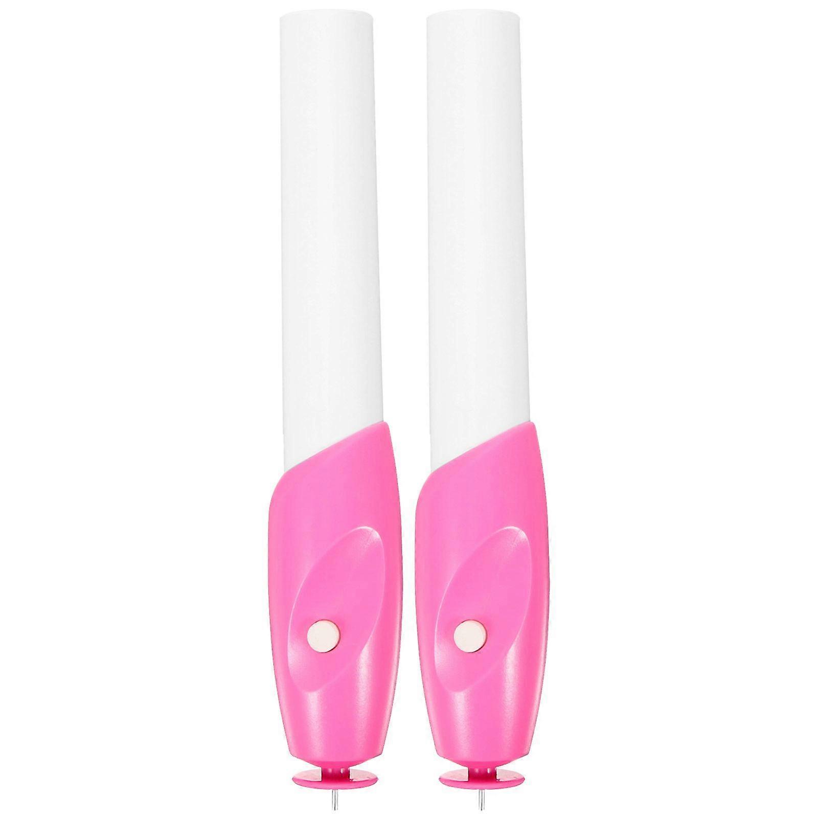 2pcs Battery Operated Paper Quilling Pen Slotted Paper Quilling Tools Paper Craft Curling Tool