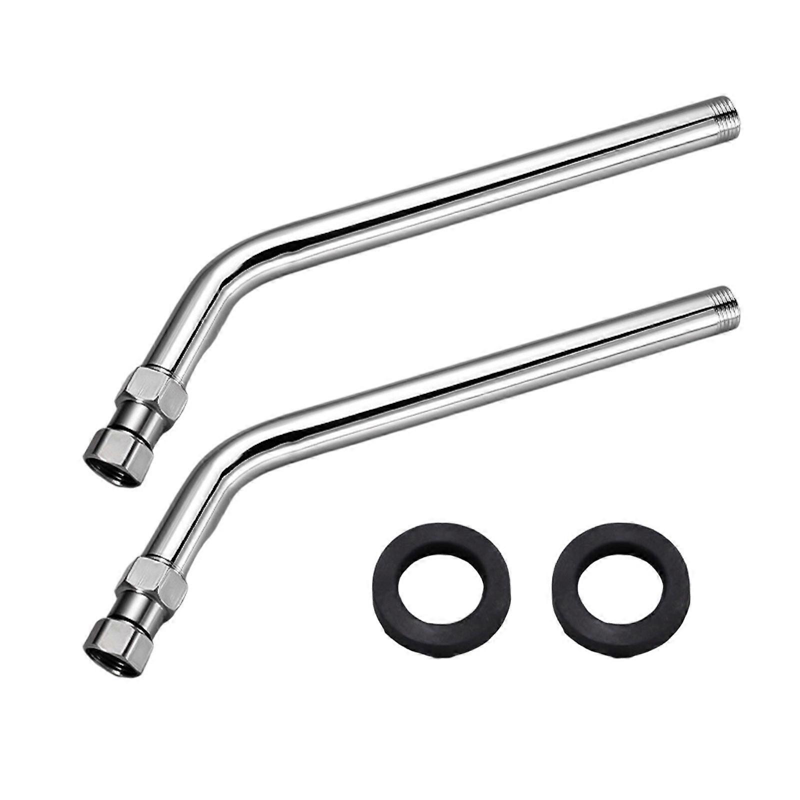 2 Set Rotation 135 Degree Angle Pieces Steel Shower Elbow Adapters for Optimizing Handheld Shower Sprays pattern