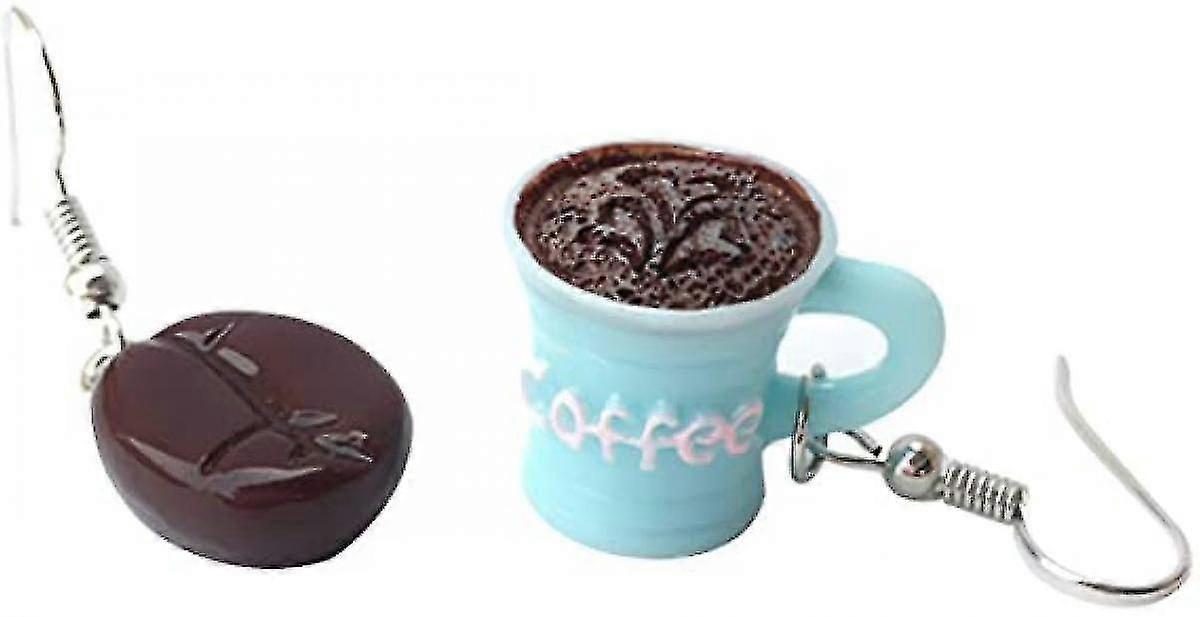 1 Ift Kahve Fincan Gzel Reine Fasulye Ekilli Kiiselletirilmi Asimetri