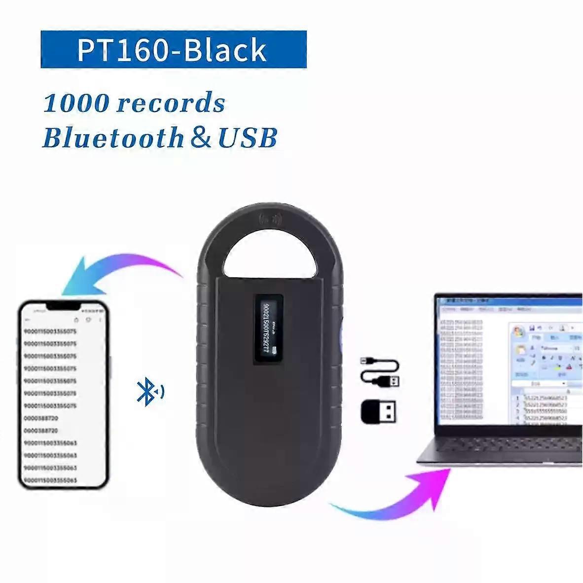 con Bluetooth version Microchip Pet Scanner For Animals Fdx-b ISO11784/5 Animal Pet ID Reader Chip for Dog Cat Horse