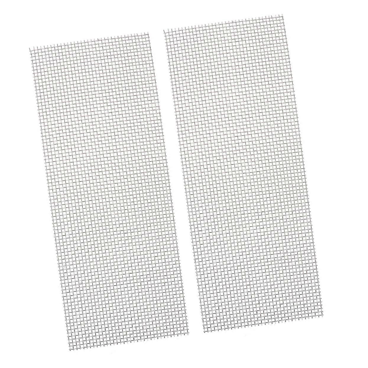 2pcs Sturdy Mesh Pad for Aquarium Rust Stainless Steel Net Moss Easy to Install Fish Tank Accessory 20x30cm