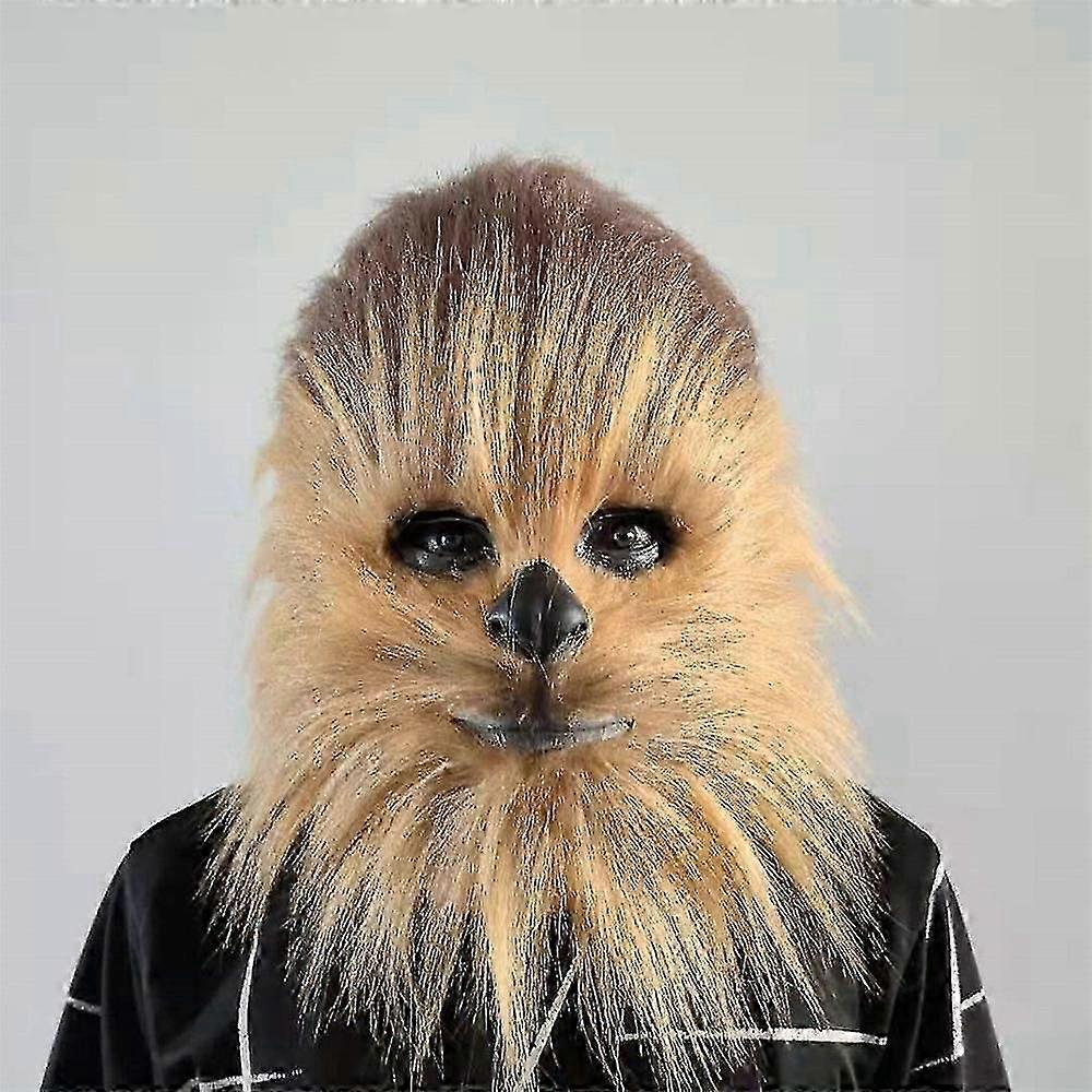 スターウォーズチューバッカコスプレフルヘッドマスクチューイハロウィンカーニバル仮面舞踏会マスクパーティー小道具