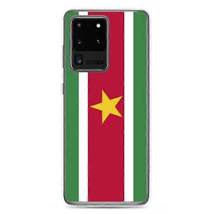 Phone Case - Samsung - Galaxy S10 - Suriname Flag - Flexible - Multicolored