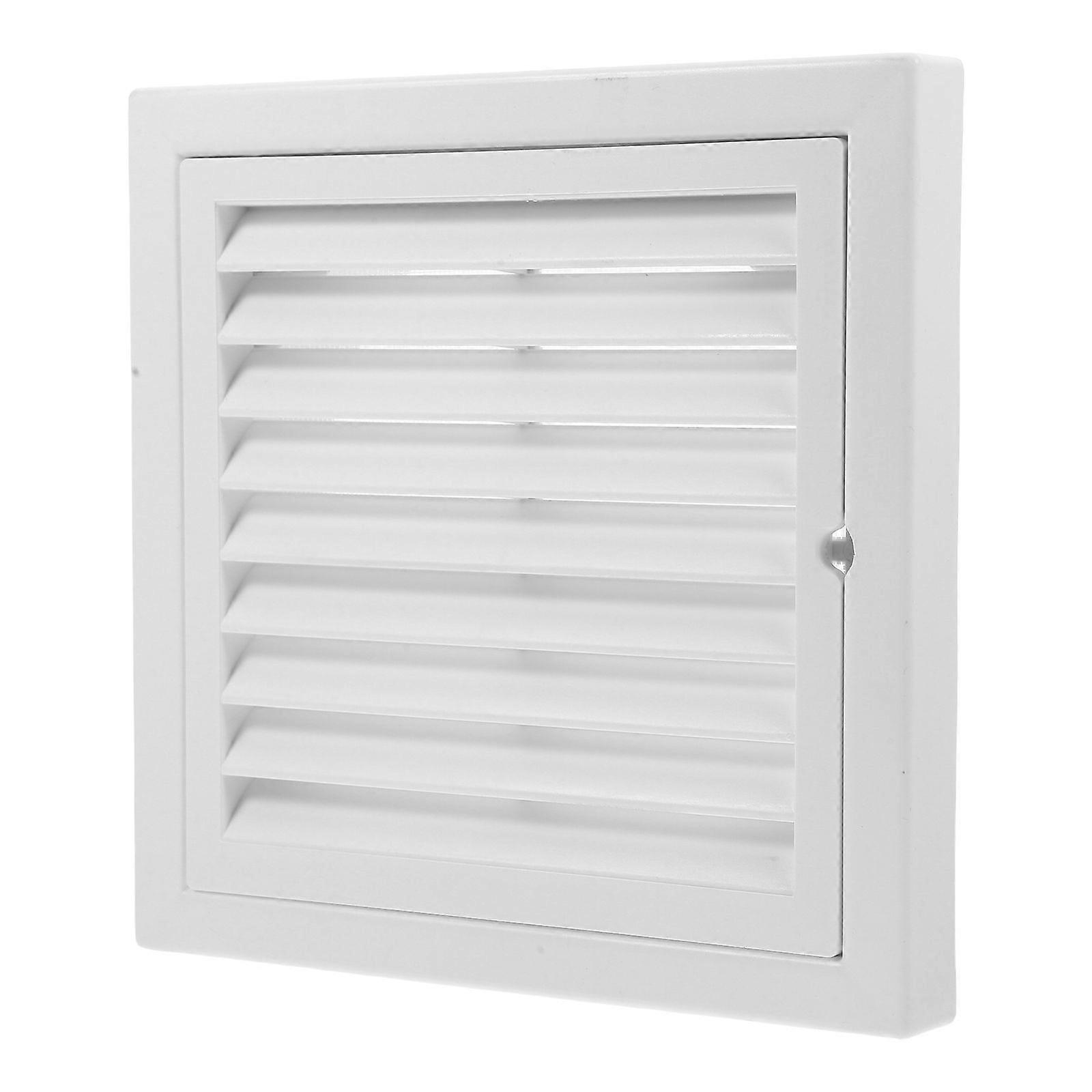 1 Set Abs Louvered Balcony Air Outlet Filter Net Square Ventilation Grille Dust Filter Durable For Bathroom Ceiling Fan Replacement