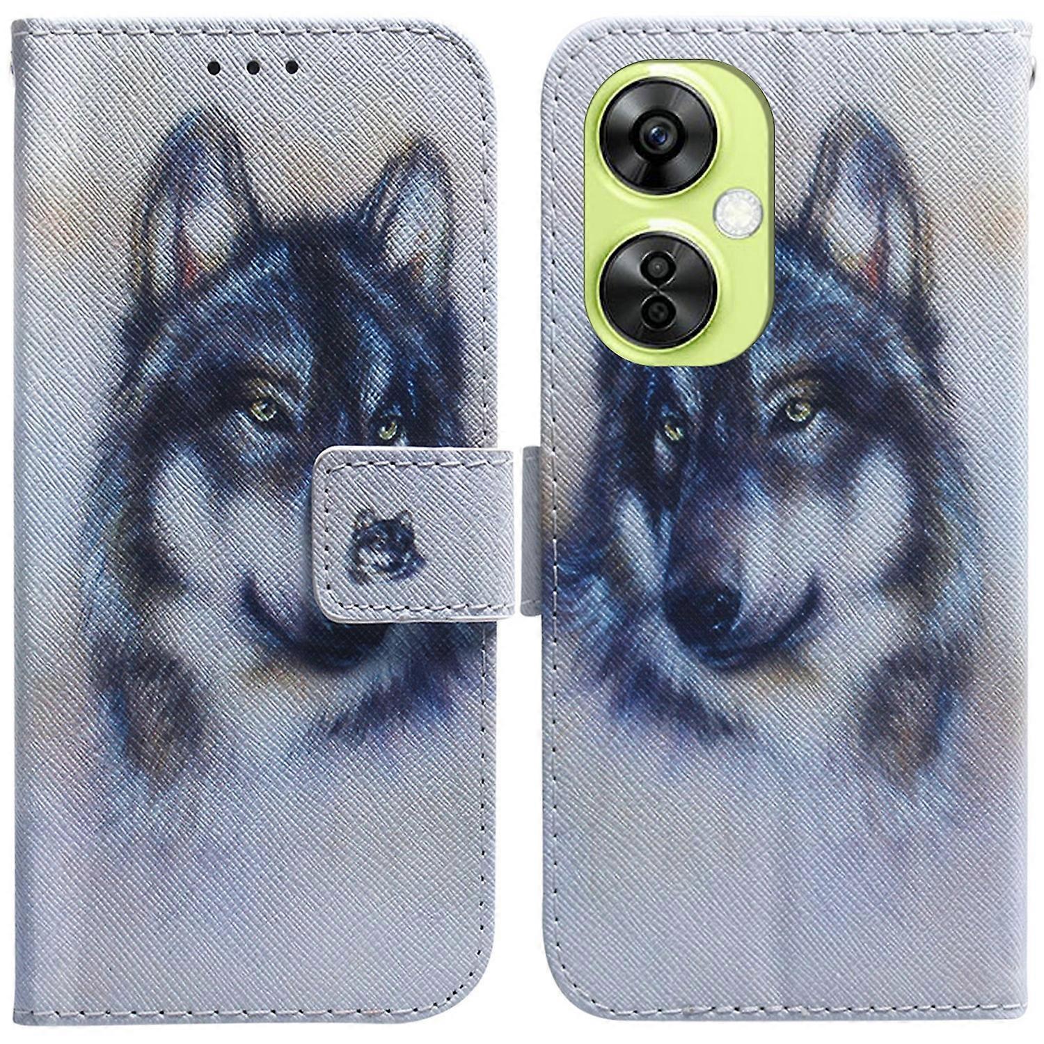 Coloured Drawing Flip Leather Phone Case