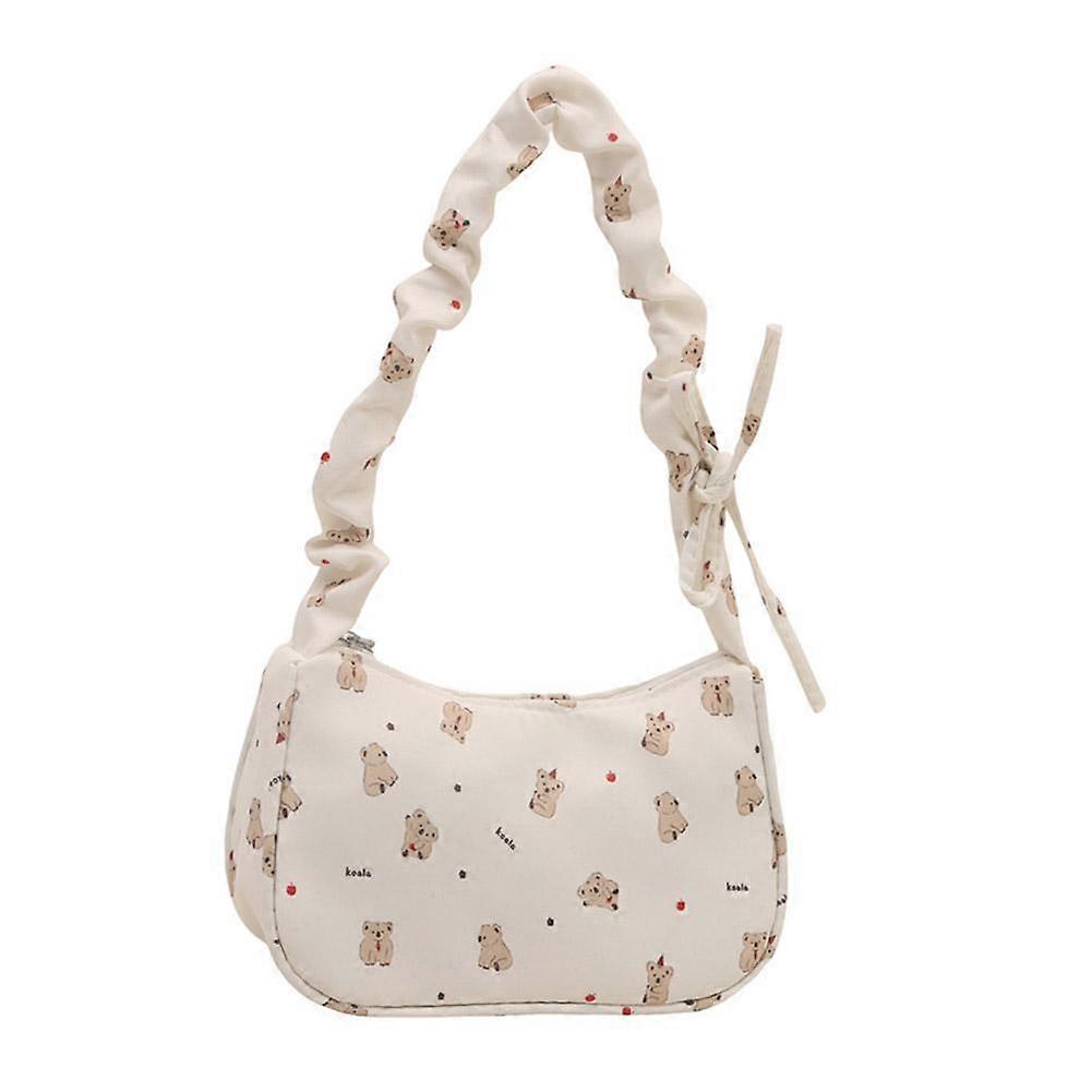 Modna kwiatowa torba na ramię typu crossbody, swobodna, prosta, duża pojemność