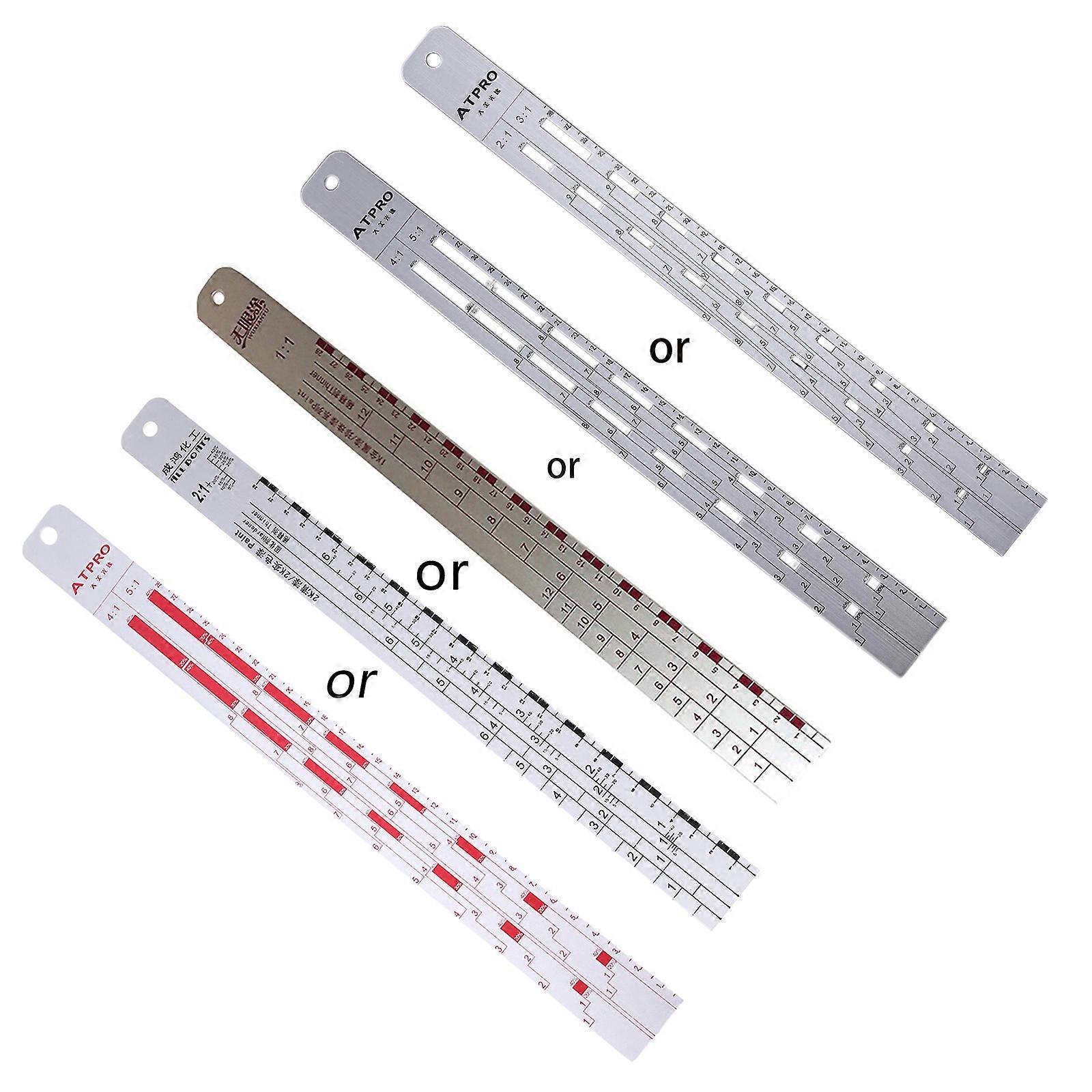 Steel Varnish Curing Agent Thinner Scale Corrosion-resistant Durable Varnish Curing Agent Thinner Scale Print Ruler  Big ruler