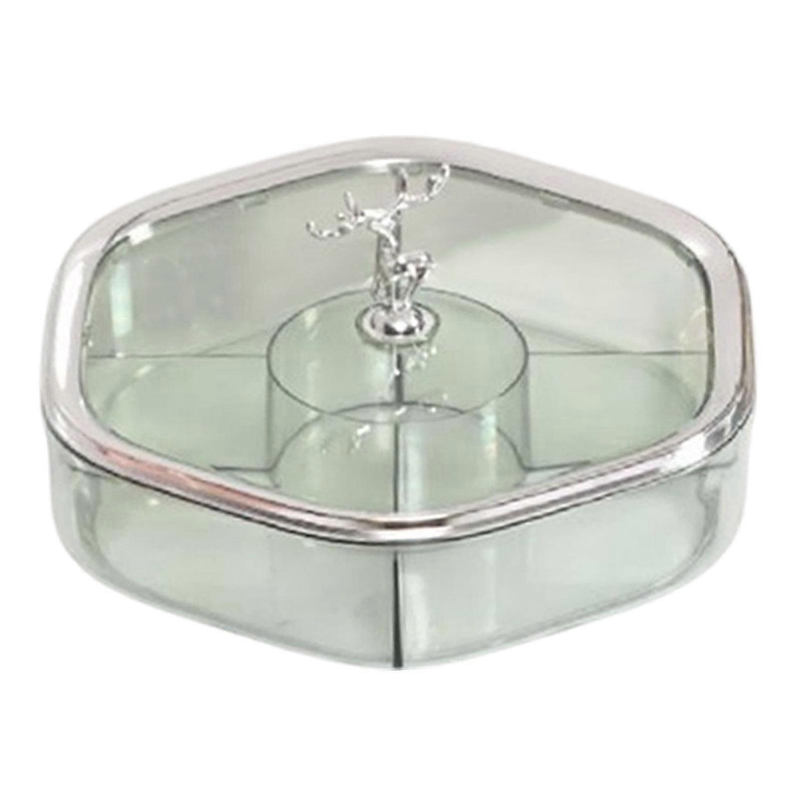 Geteiltes Snack-Serviertablett Süßigkeitentablett Küchenzubehör Mittelstück Candy Nut