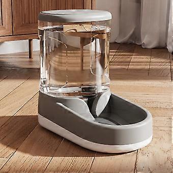 Water Feeder Automatic Pet Food Feeder Water Fountain Cats Dogs Gravity Fed Water Drinking Bowl Grey Water Feeder