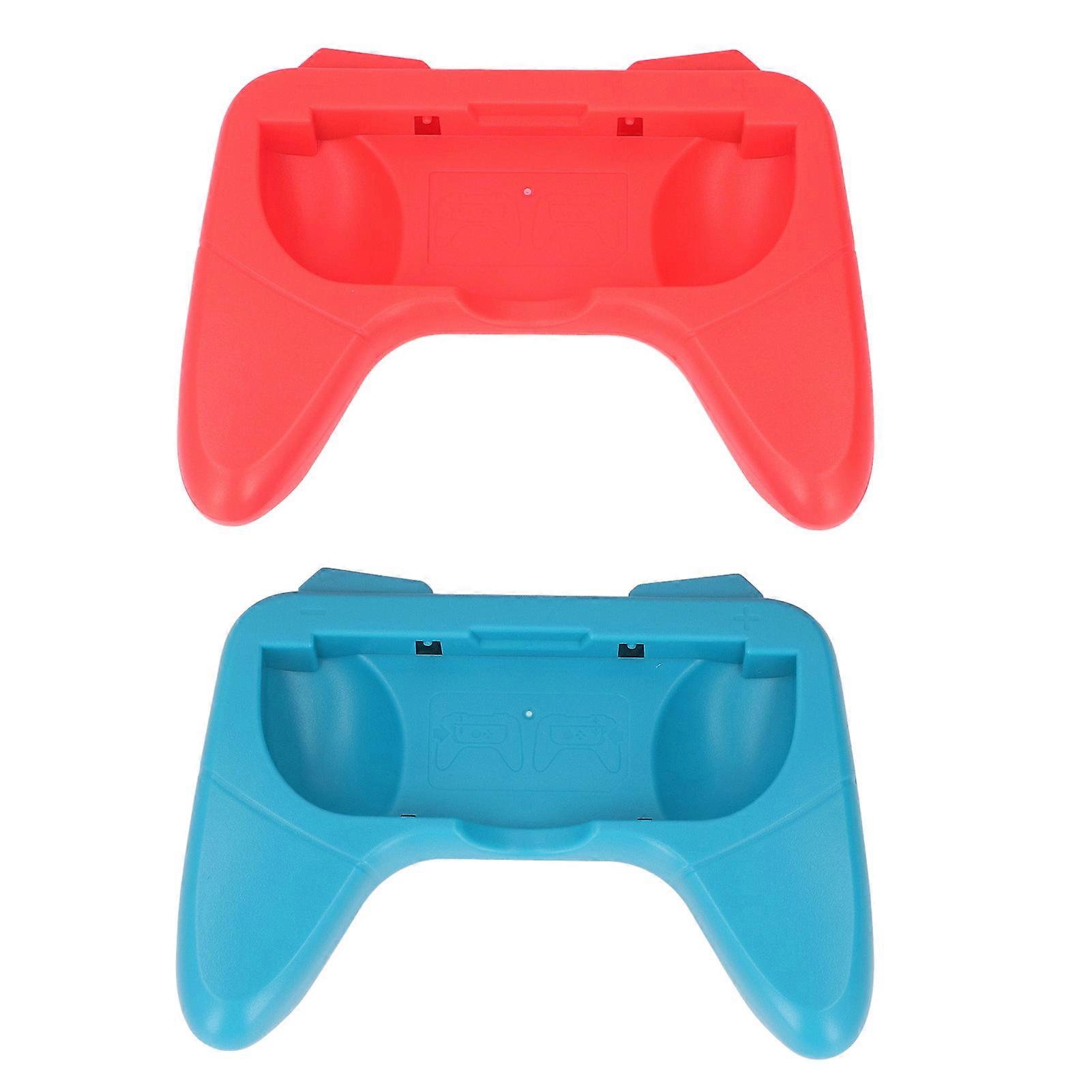 Controller Grips Ergonomic Precise Control Sweat Resistant Gaming Controller Holder for Joy Con Red+Blue