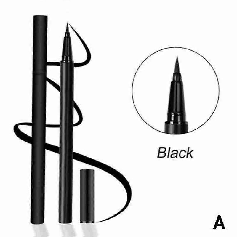 Black eyeliner (A)$Magic eyeliner 3 in 1 self-adhesive eyeliner No glue No magnet adhesive false eyelashes firmly adhere to waterproof and no smudge