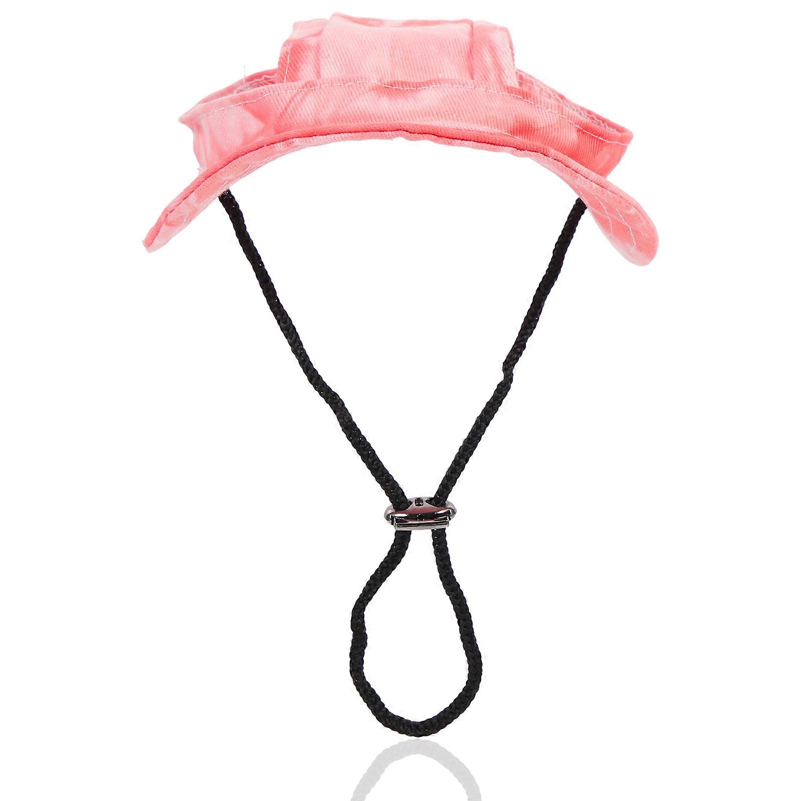 Puppy Bucket Hats with Adjustable Straps for Small Dogs, Ideal for Playtime and Travel