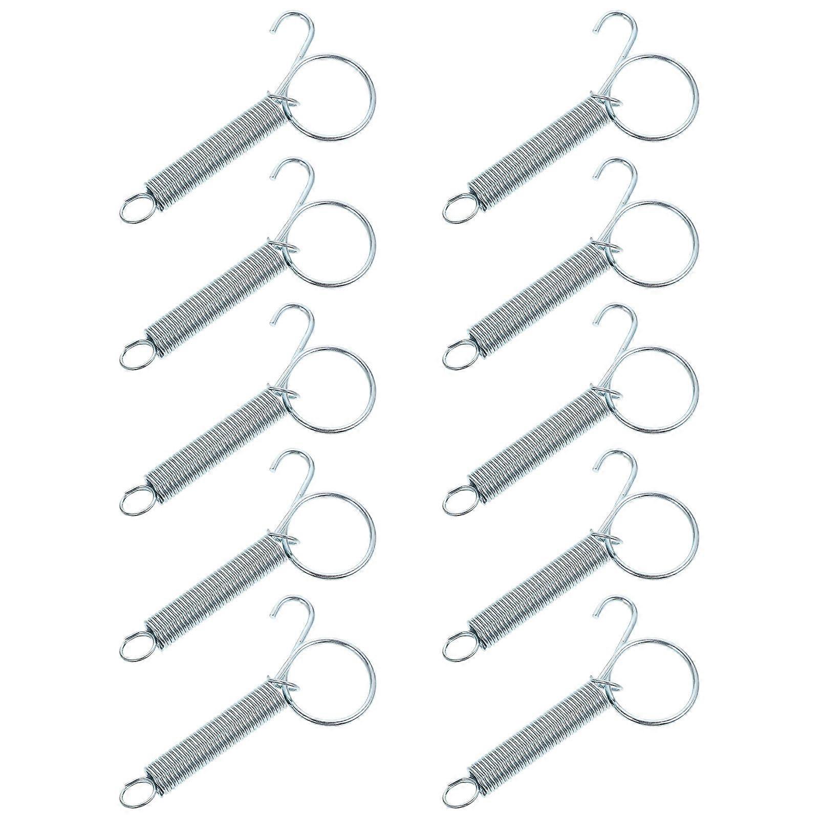 Spring Hooks for Rabbit Cages, Stainless Steel Build with Enhanced Durability, Quick Setup