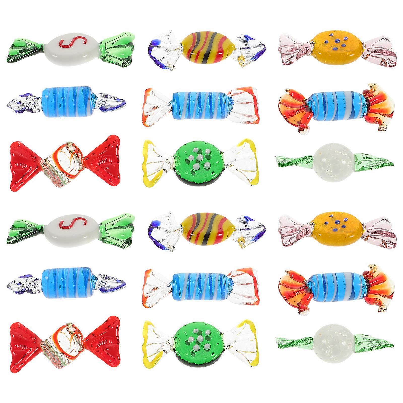 Glass Candy Ornaments Designed for Decor Purposes