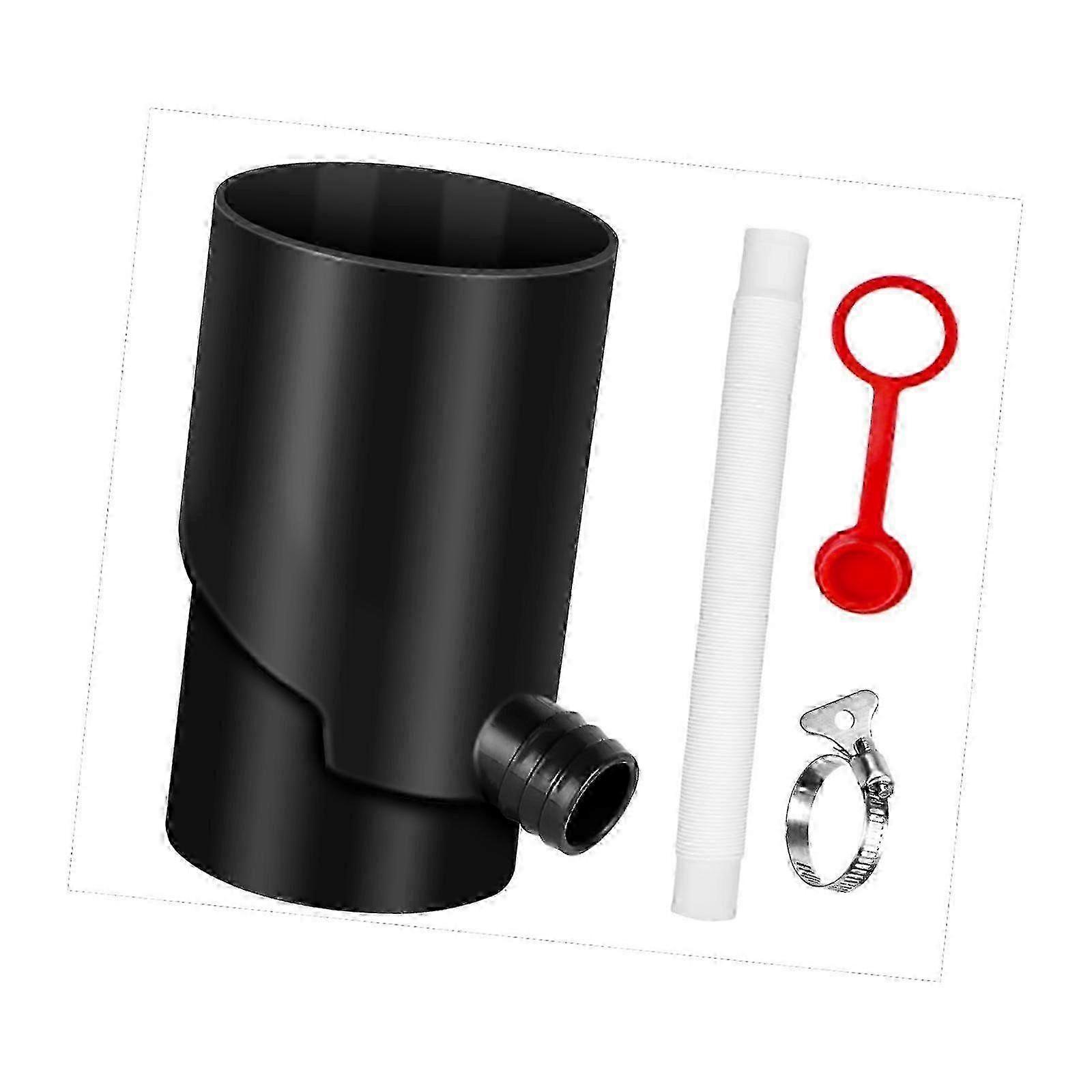 Rainwater Collector with Downspout Diverter for Efficient Garden Lawn Irrigation