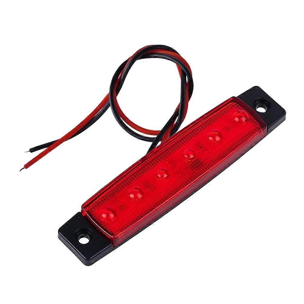 2pcs Red Truck Tail Lights Brake Turn Marker Lights for Trailers Efficient Mounting
