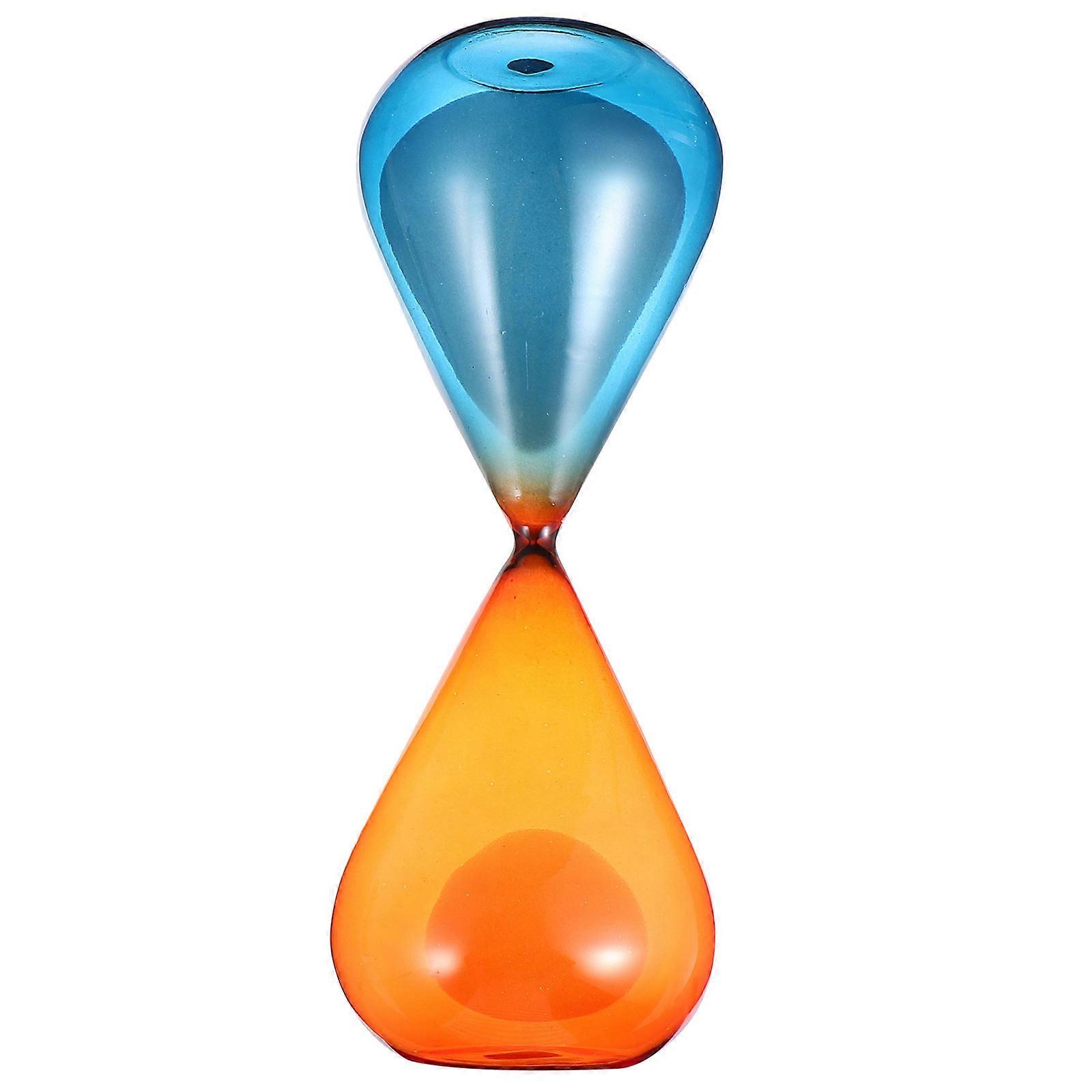 Colorful Hourglass Glass Hourglass Timer 30 Minutes Time Sand Clock Leisure Time For Children Elegant Design Multi 1Pack