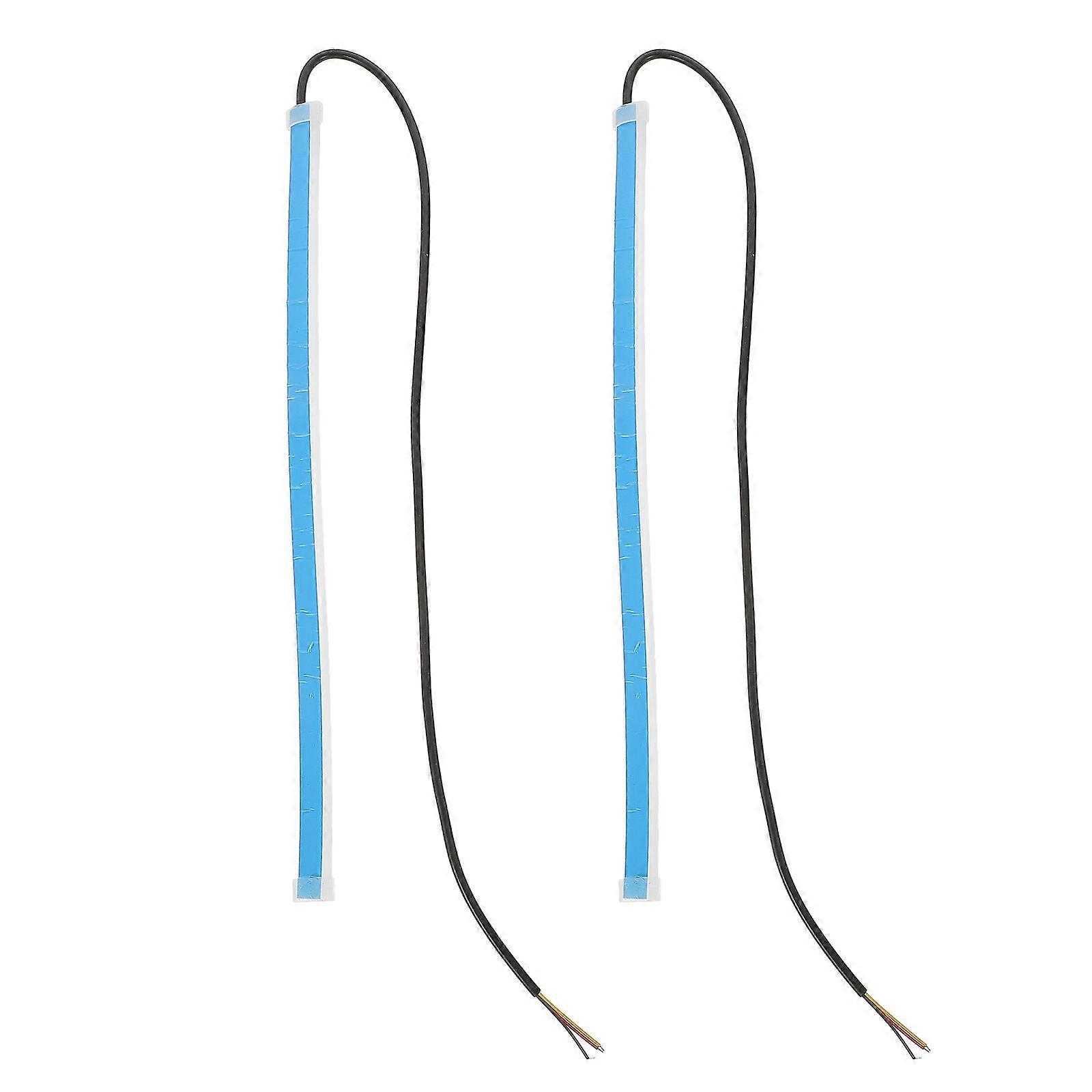 Auto Turning Signal Water Flow Style Flexible Light Strip Dust-Proof For Driving 2Pcs