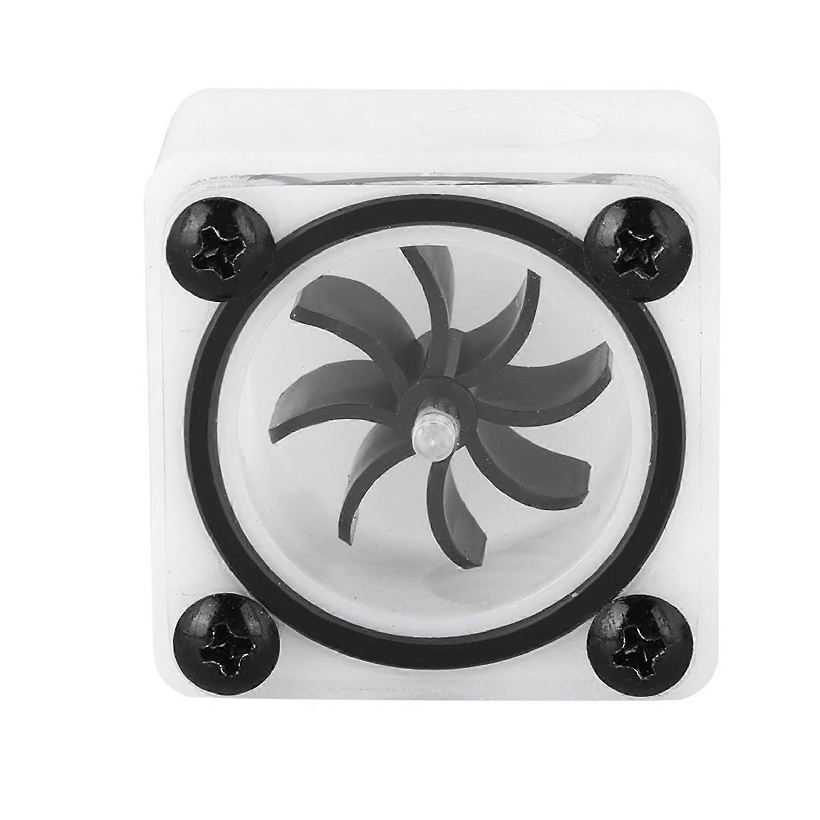 G1/4 Thread Water Cooling Flow Meter Rotating Speed for PC Water Cooling System (3 Way)