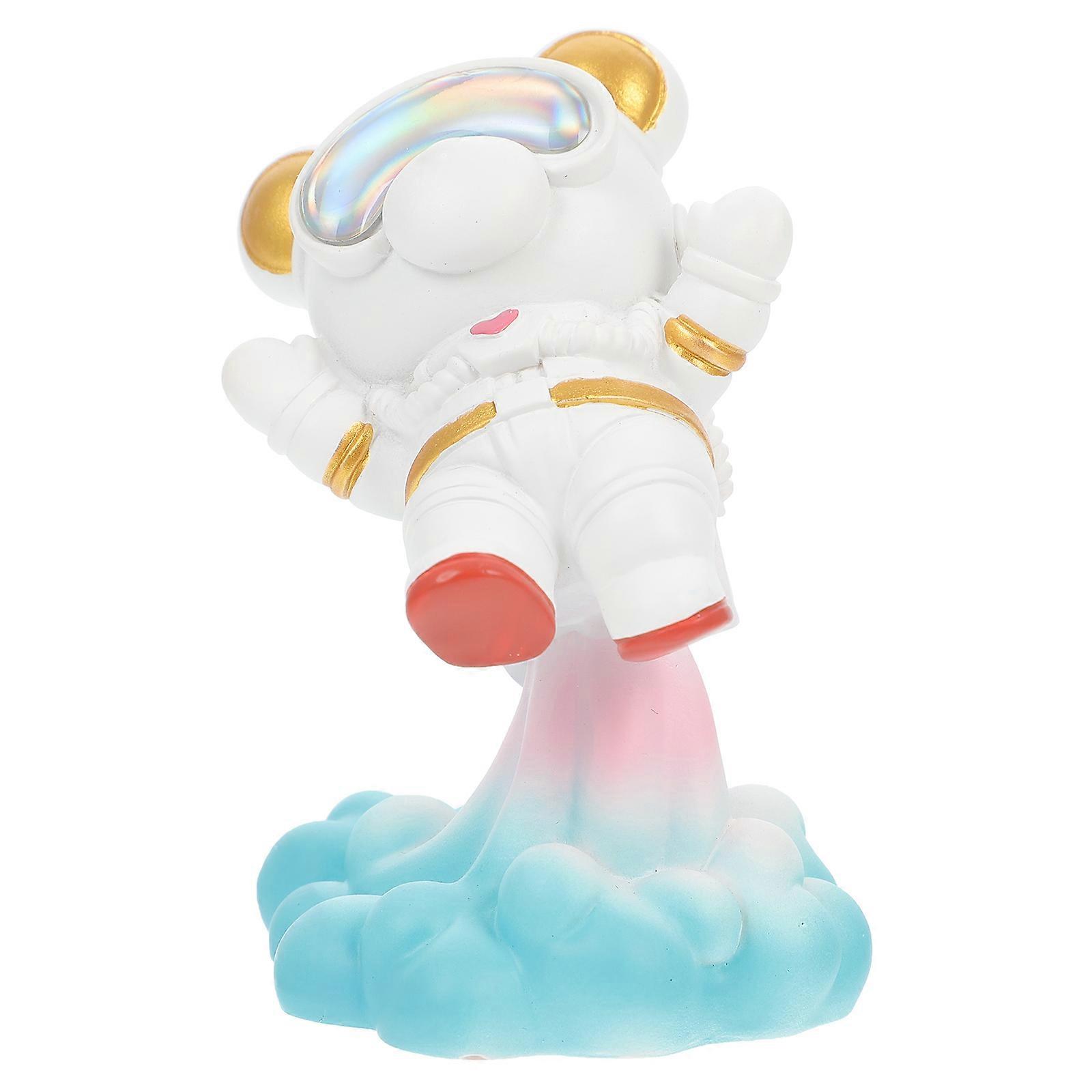 1pc Resin Astronaut Figurine Bear Statue