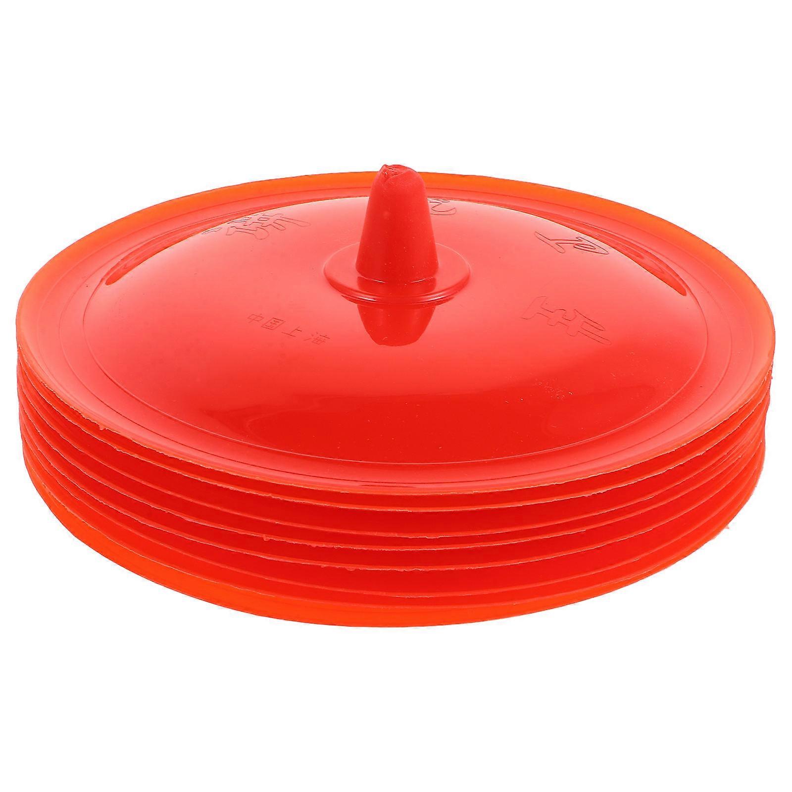 Plastic Chamber Pot Lid Versatile Compatibility Potty Car Use Easy Installation 8Pcs