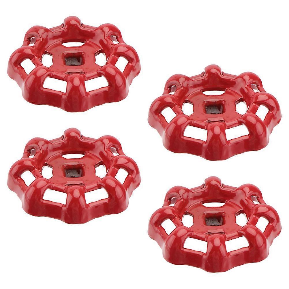 Spigot Handle Parts For Plumbing Maintenance Square Center Hole 4Pcs