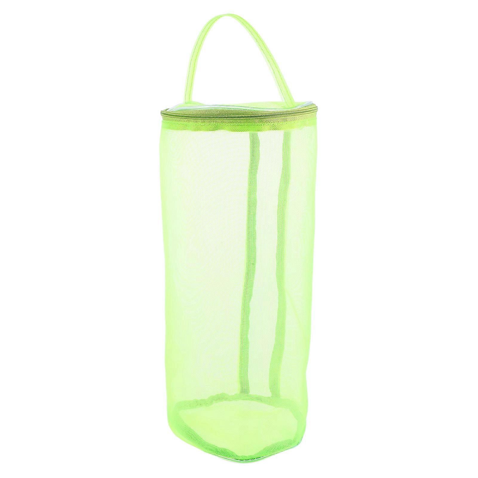 Crochet Accessories Storage Bag Yarn Holder For Diy Knitting Enthusiasts Portable Rectangular Shape Light Green 30.00X13.00X13.00CM 1Pcs