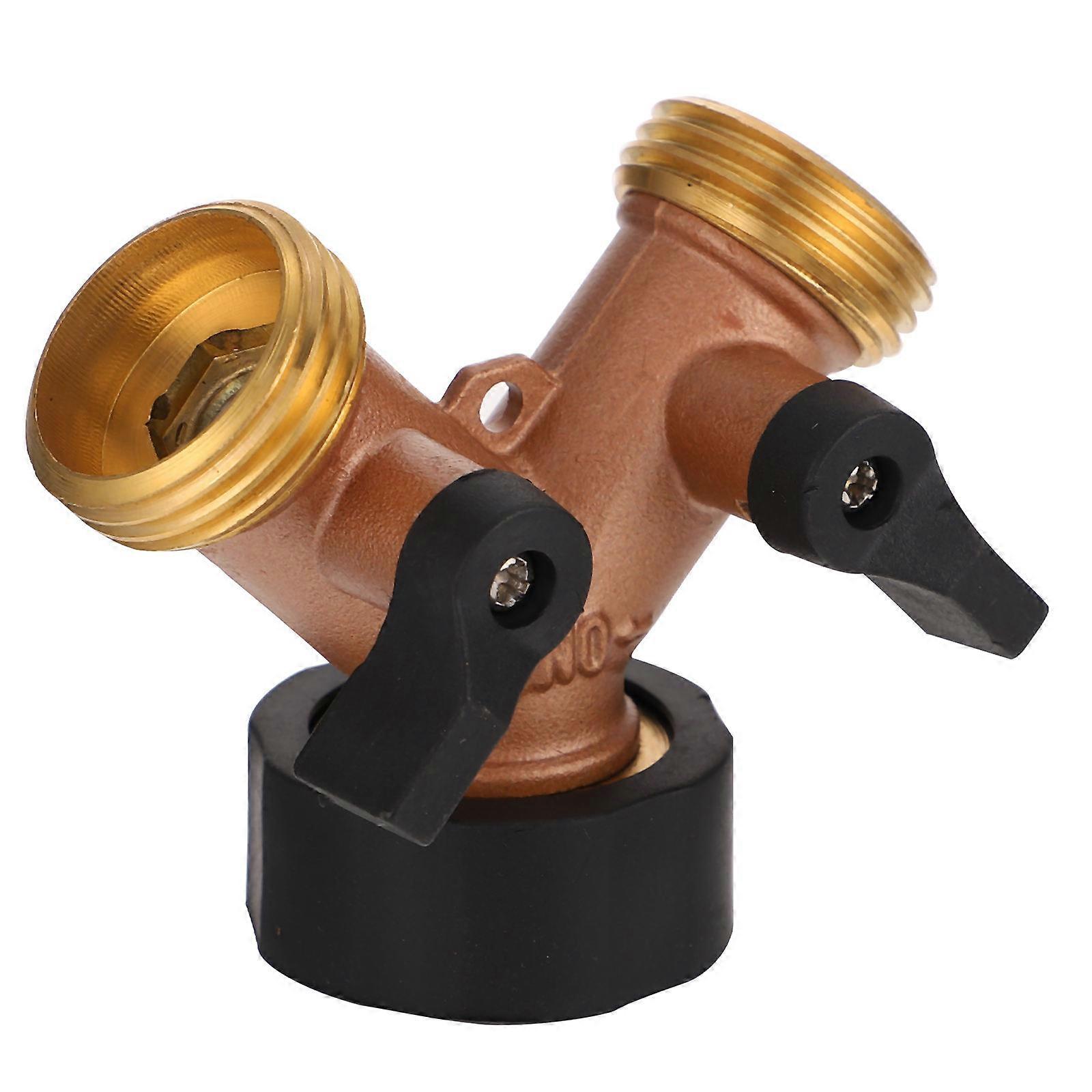 Garden Hose Fittings Irrigation Hose Adapter Home Use 3/4 American Style No Leaking Brass Durable Use 1Pack