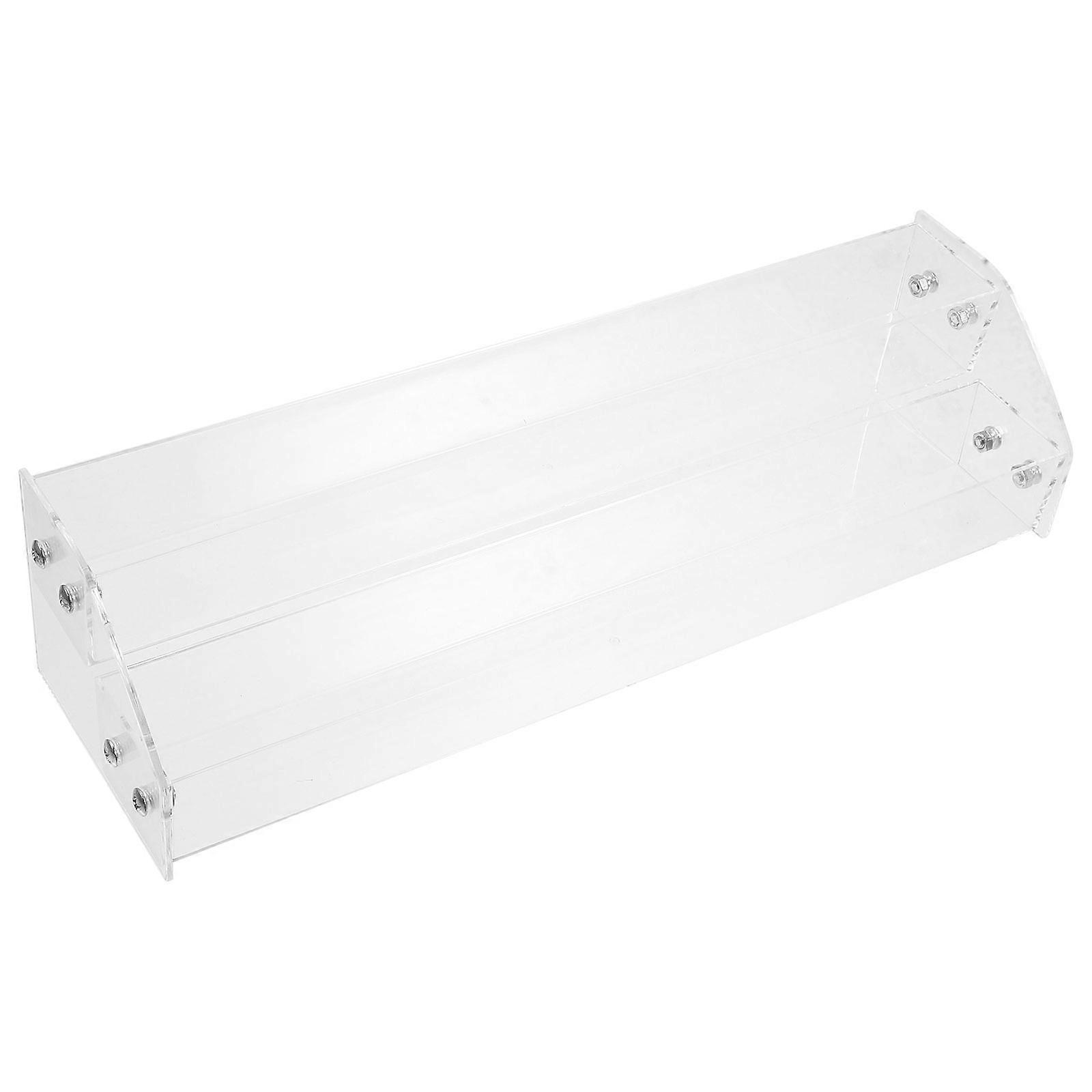 Vinyl Record Holder Transparent Acrylic Book Display Rack for Display with Easy Categorization