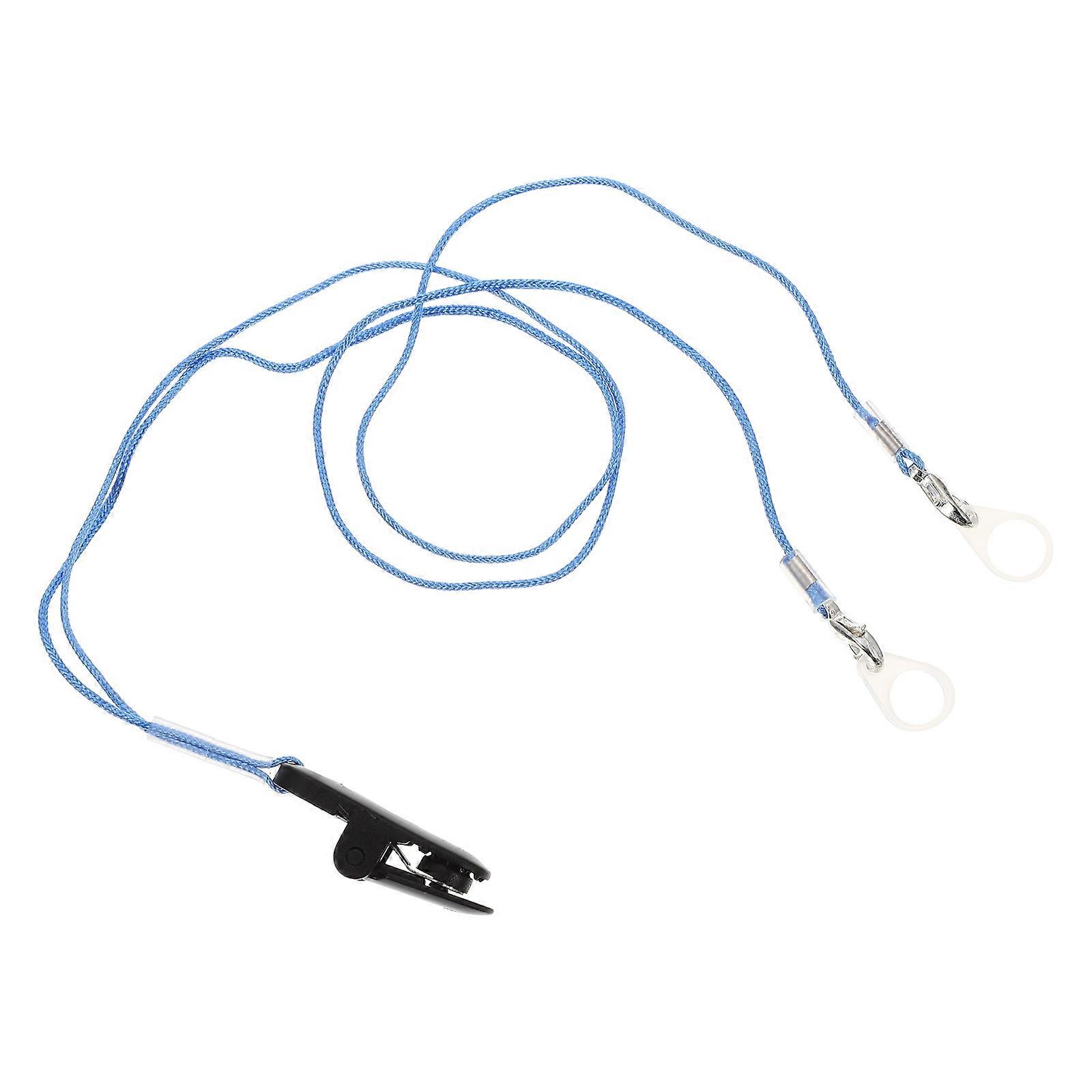 Lanyard With Clip Portable Hanging Rope Durable Prevent Decolorization For Adults Children 1 Set