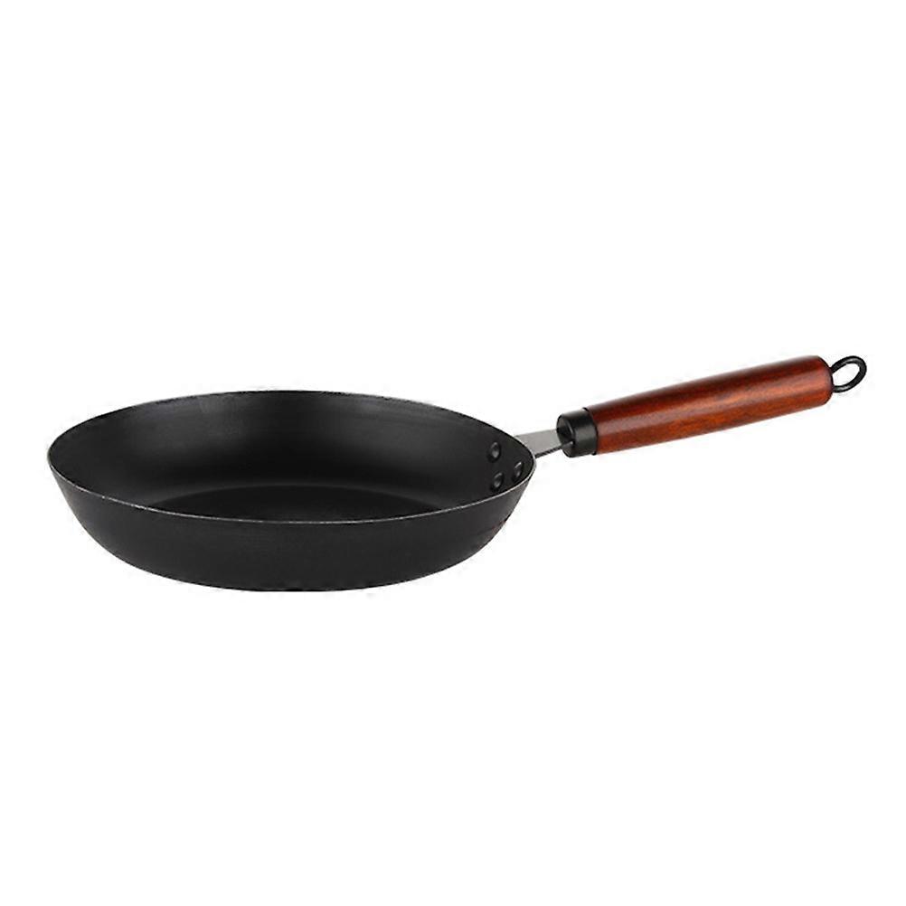 Nonstick Frying Pan Traditional Iron Skillet for Gas & Induction Stoves with Ergonomic Handle and Flat Bottom for Pancakes, Steaks, and Versatile
