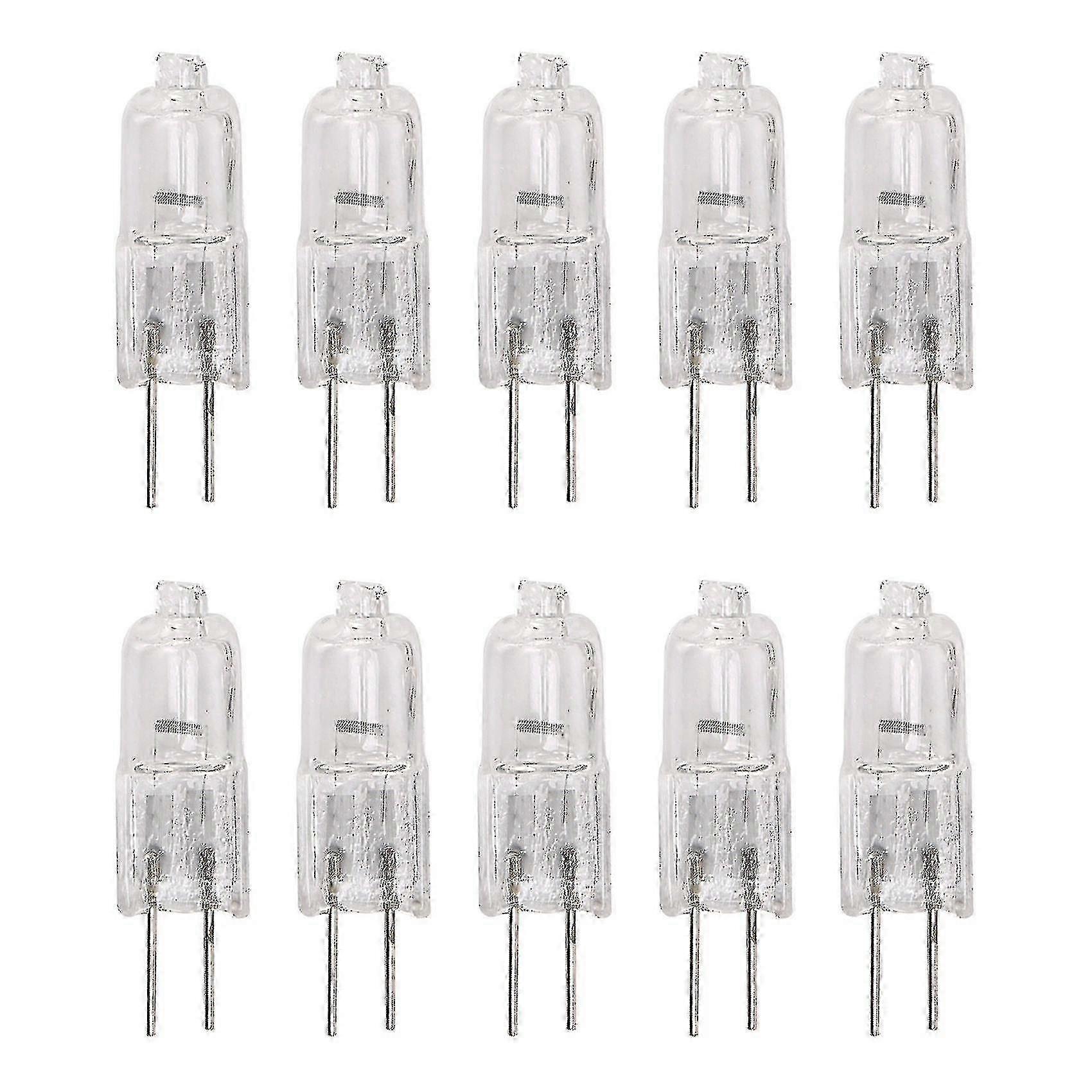 10 X G4 Halogen Light Bulbs 10w Warm White Compatible with Various Brands