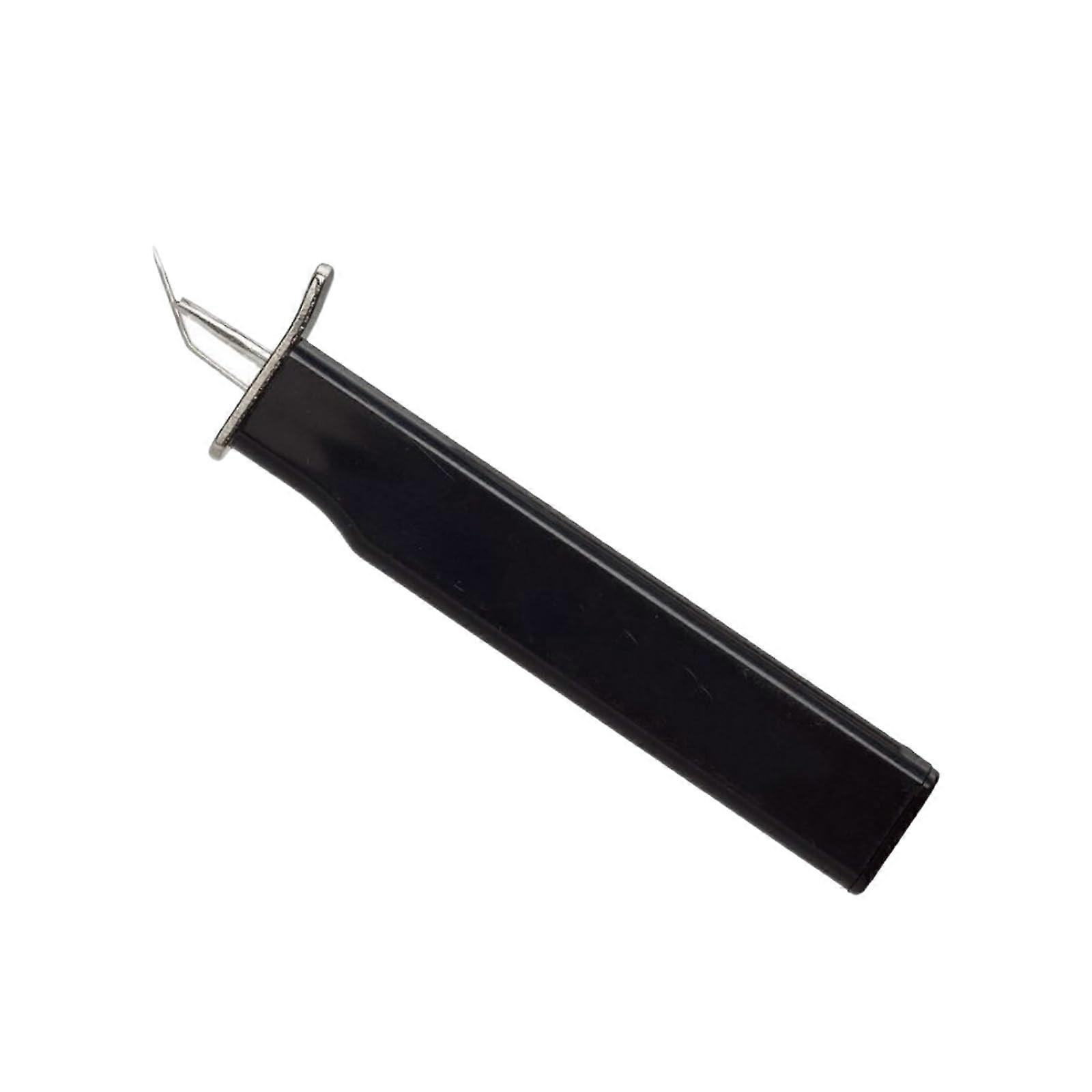 Bead Knot Tool for Jewelry Making, Hands-Free Bead Knotting Tool, Black Bead Barrel Tool for Threading and Safety Knots