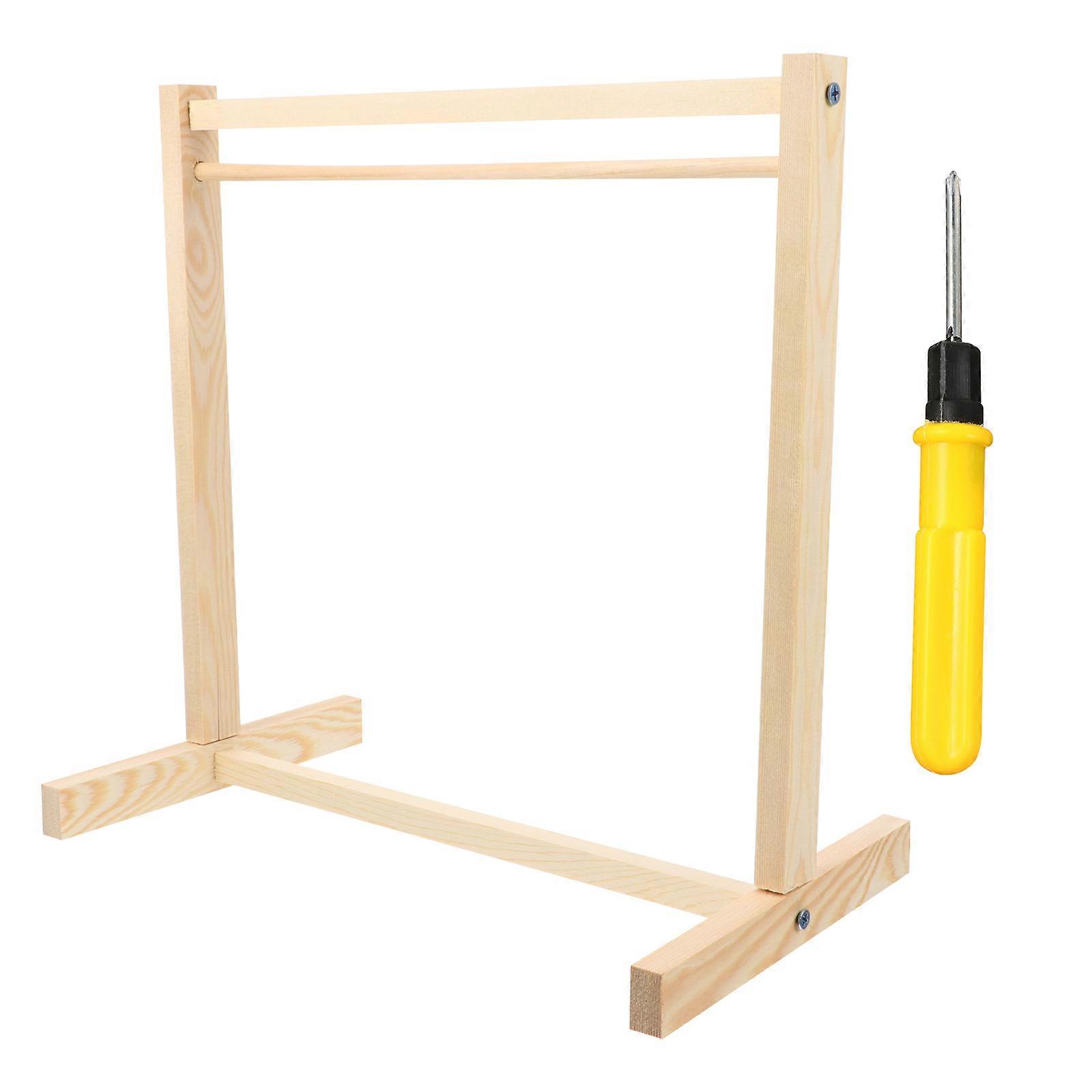 Wooden Doll Clothes Hanger Holder Practical Garment Organizer for Dolls, Smooth Surface, Easy to Use for Clothing Storage and Sorting
