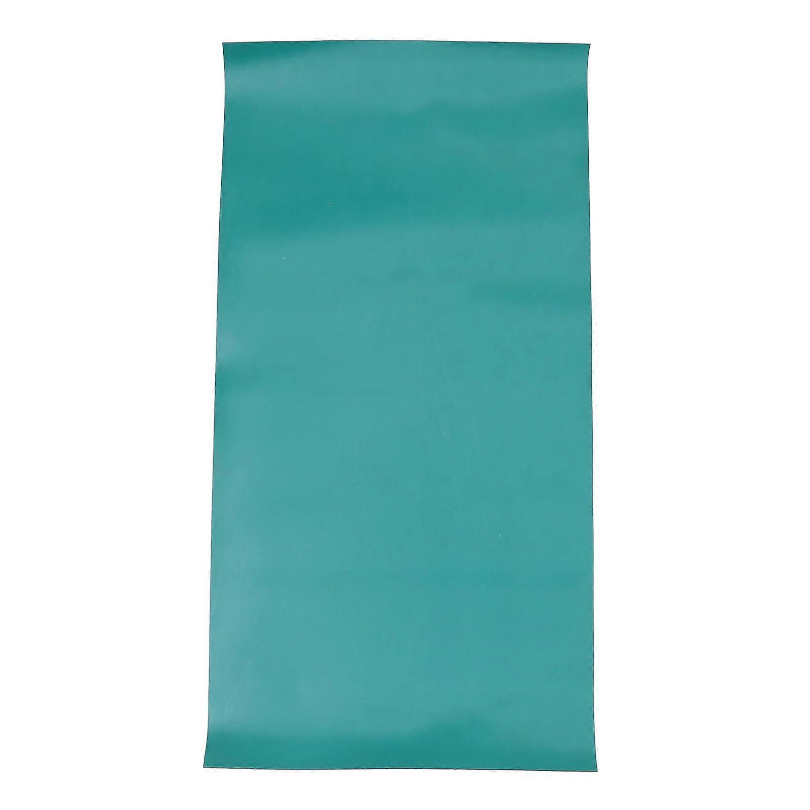 Esd Anti Static Mat High Temperature Resistance Rubber Rectangle Shape 100X50cm Green Black Laboratory Supply 1Pack
