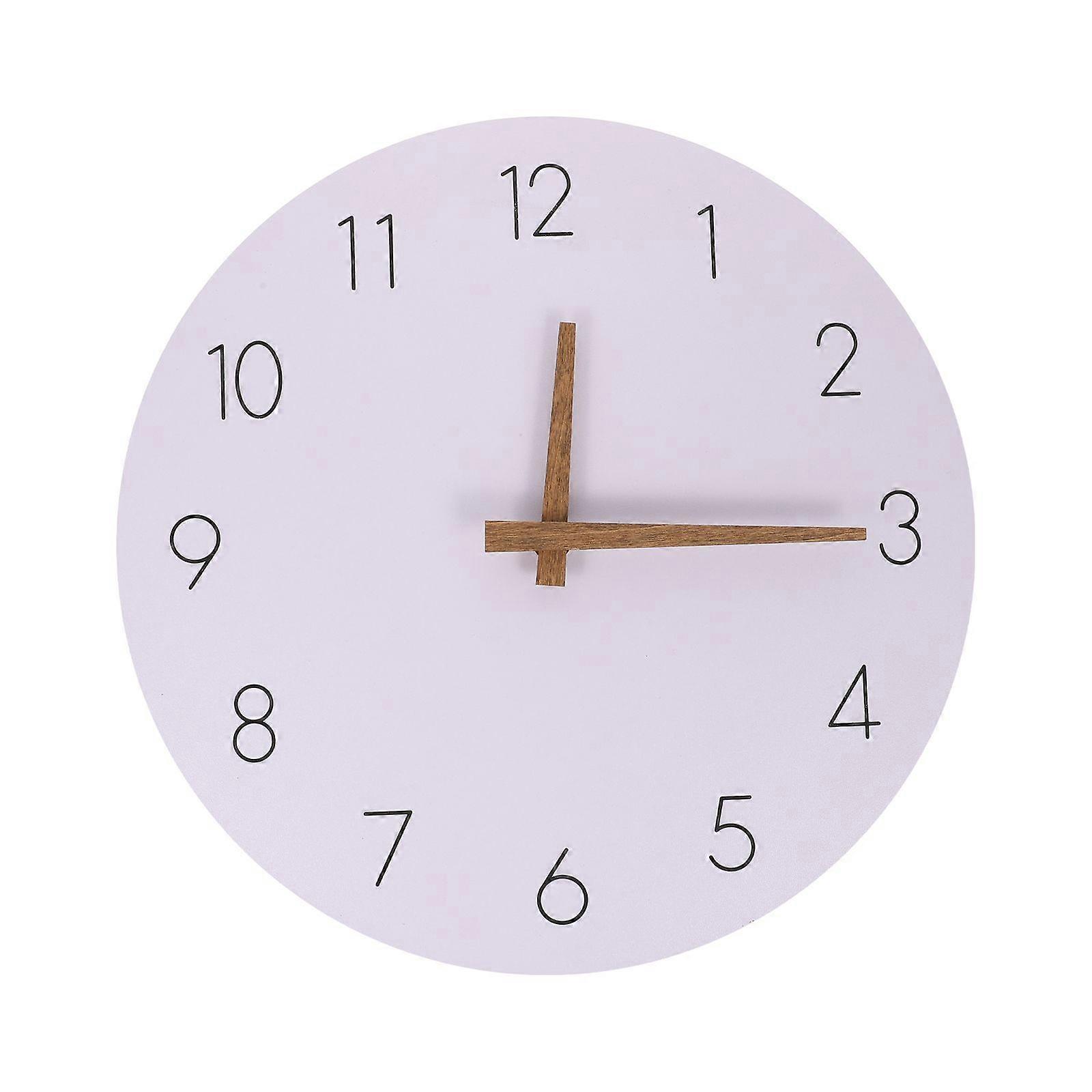 1pc Modern Style Wall Clock Creative Mute Hanging Clock Frameless Clock