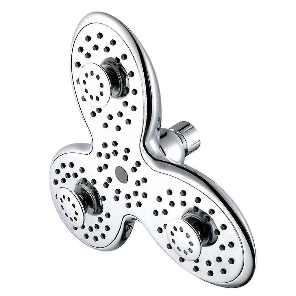 Rain Showerhead with 3 Modes Function Screw Joint Plastic Plated Shower Tool