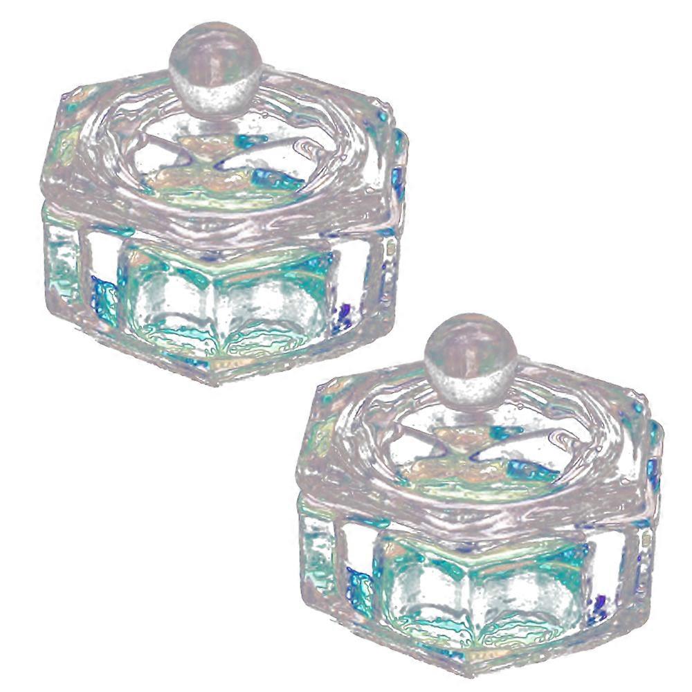 Acryl-Nagelmonomer-Flüssigpulverschale (sechseckig)