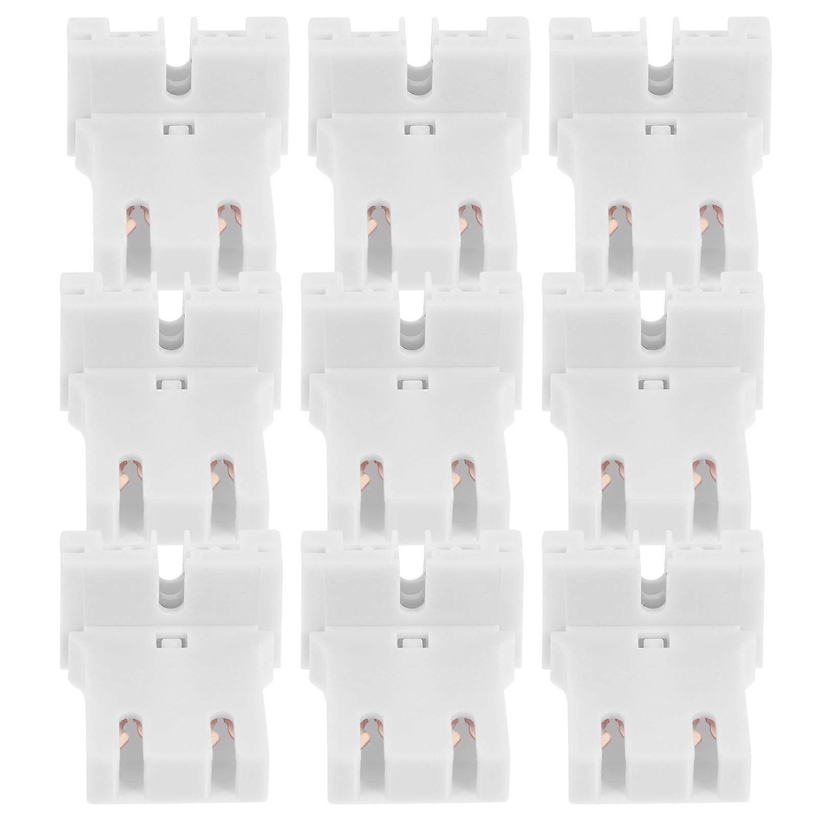 10pcs Fluorescent Light Plastic Lamp Holders