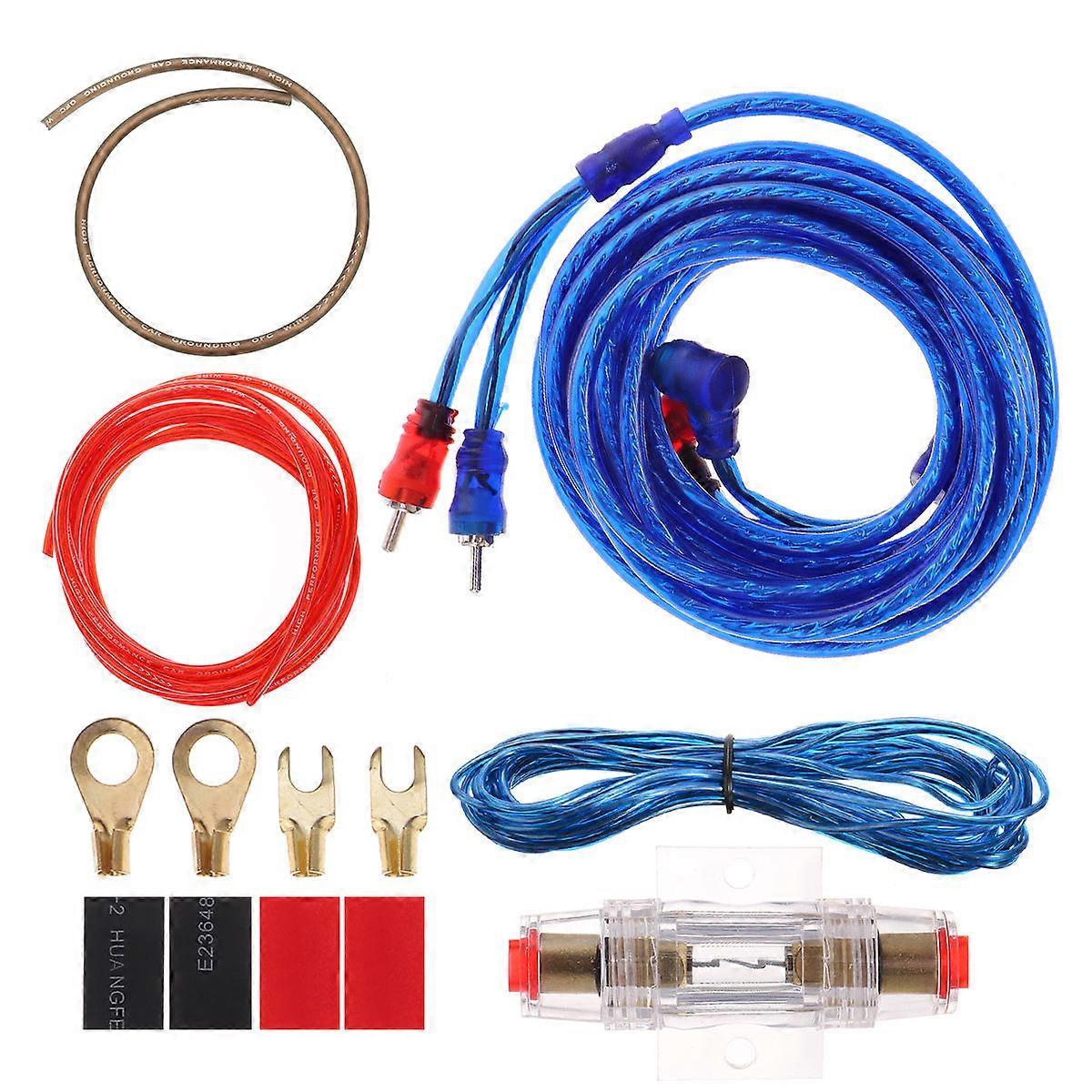 Autoradio Kabelbaum Adapter Reines Kupfer Verstärker Installation Reisen Draußen 1Set