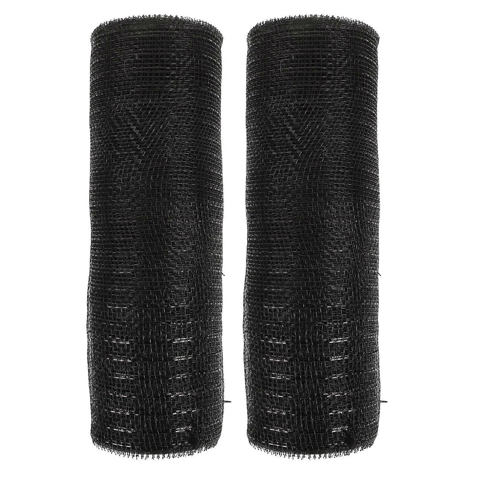 2pcs Mesh Ribbons for DIY Crafts Wreaths Making PP Mesh Ribbons