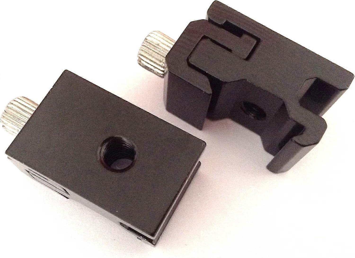 2x Metal Camera Tripod Overhead External Flash Adapter Lamp Light-ing Base Cold 1/4 Screw