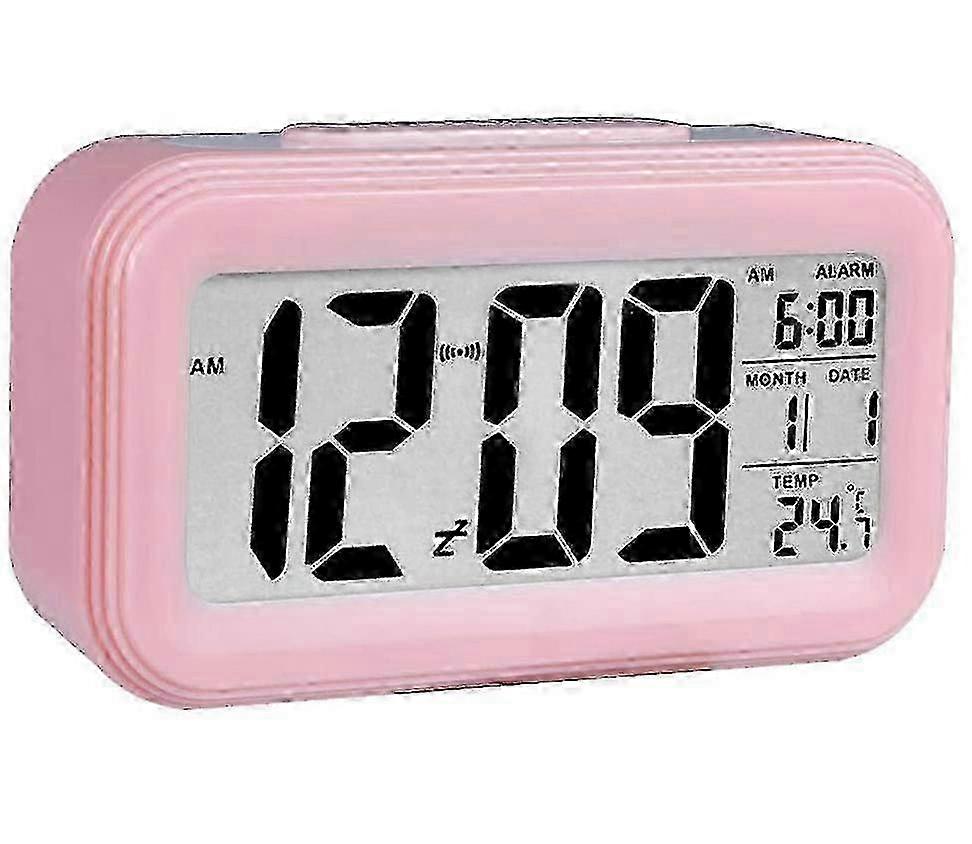 New Models Digital Alarm Clock with LED Intelligent Night Light