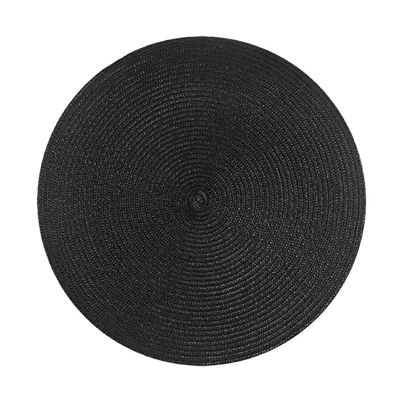Handwoven table mats, pot holders, antislip mats, set with case (E)