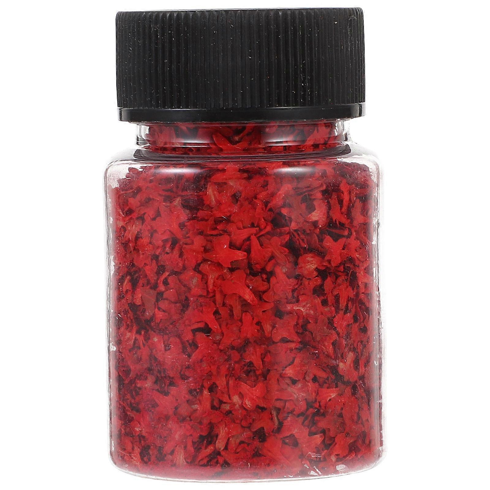 Doll House Autumn Mini Trees Realistic Miniature Leaves Decorative Diy Supplies Scenery Landscape Red 1 Bottle
