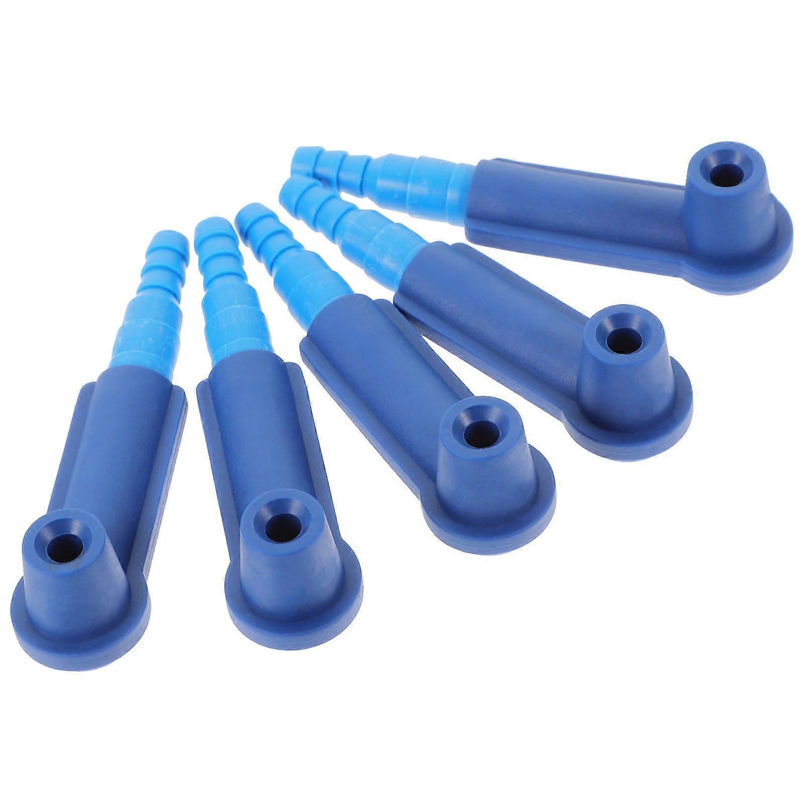 5pcs Brake Fluid Changing Connectors Durable Replacement Tool for Vehicle Maintenance Easy to Use Pumping Adapter for Brake Oil Exchange